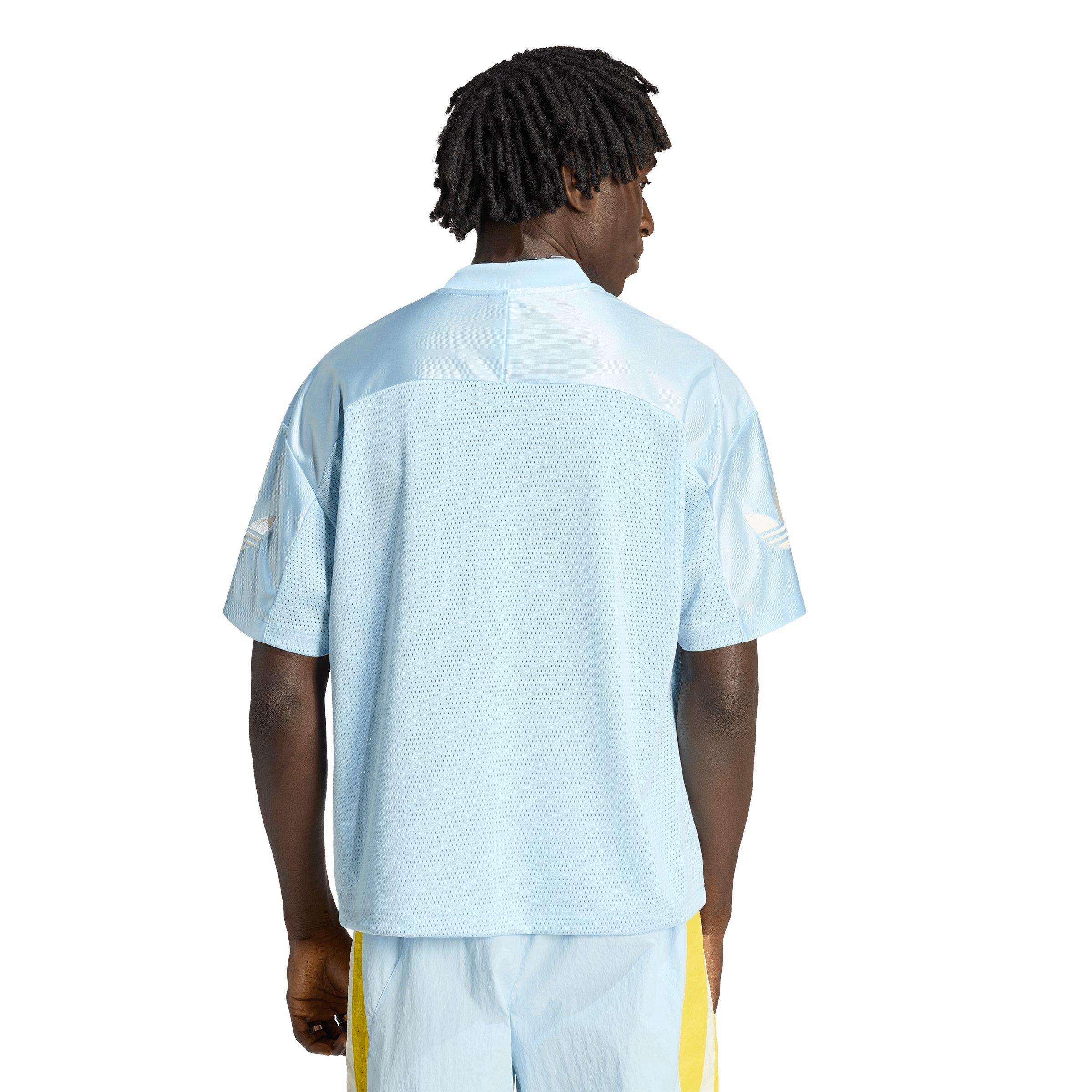 adidas Originals Men's Football Jersey - BLUE Thumbnail View 2