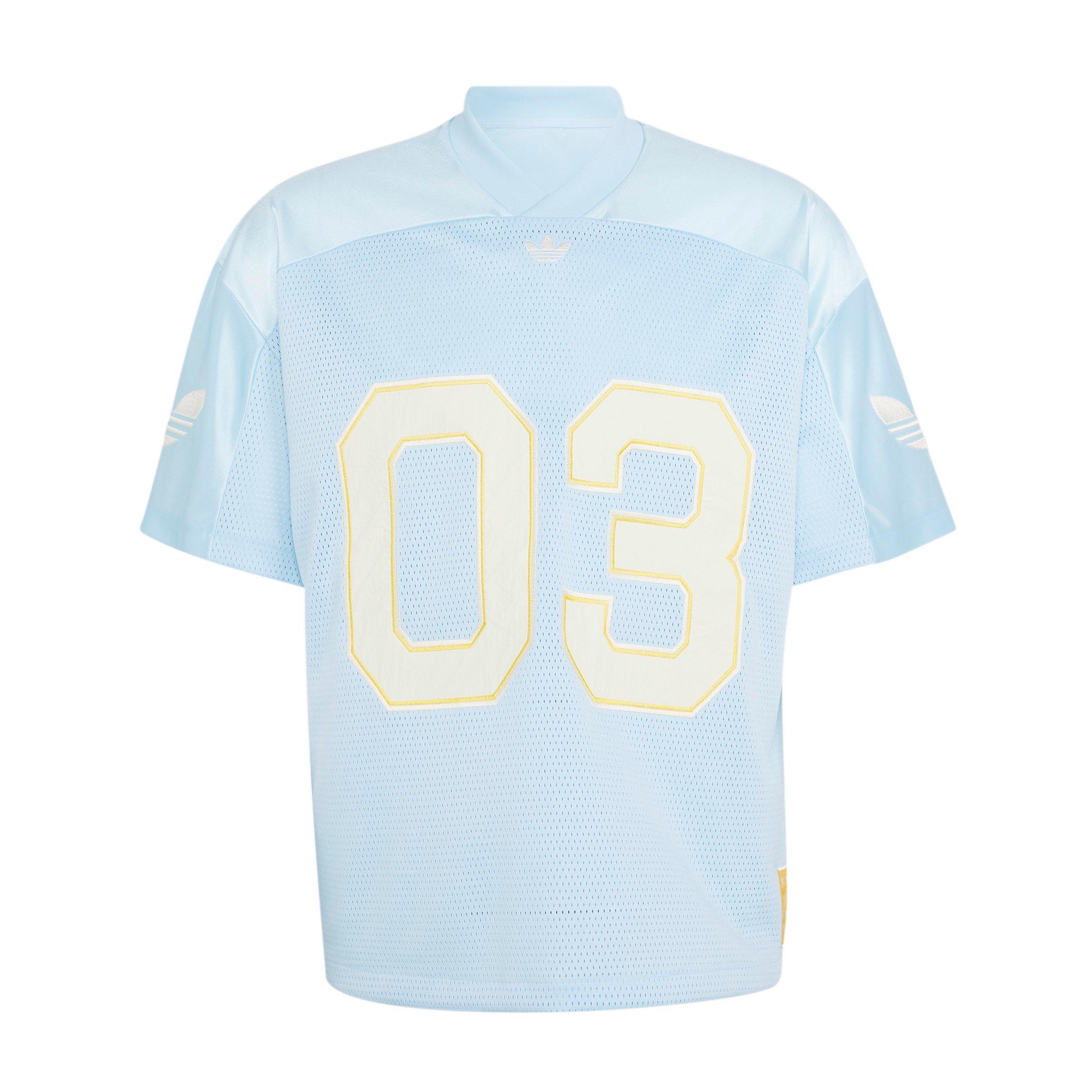 adidas Originals Men's Football Jersey - BLUE Thumbnail View 6