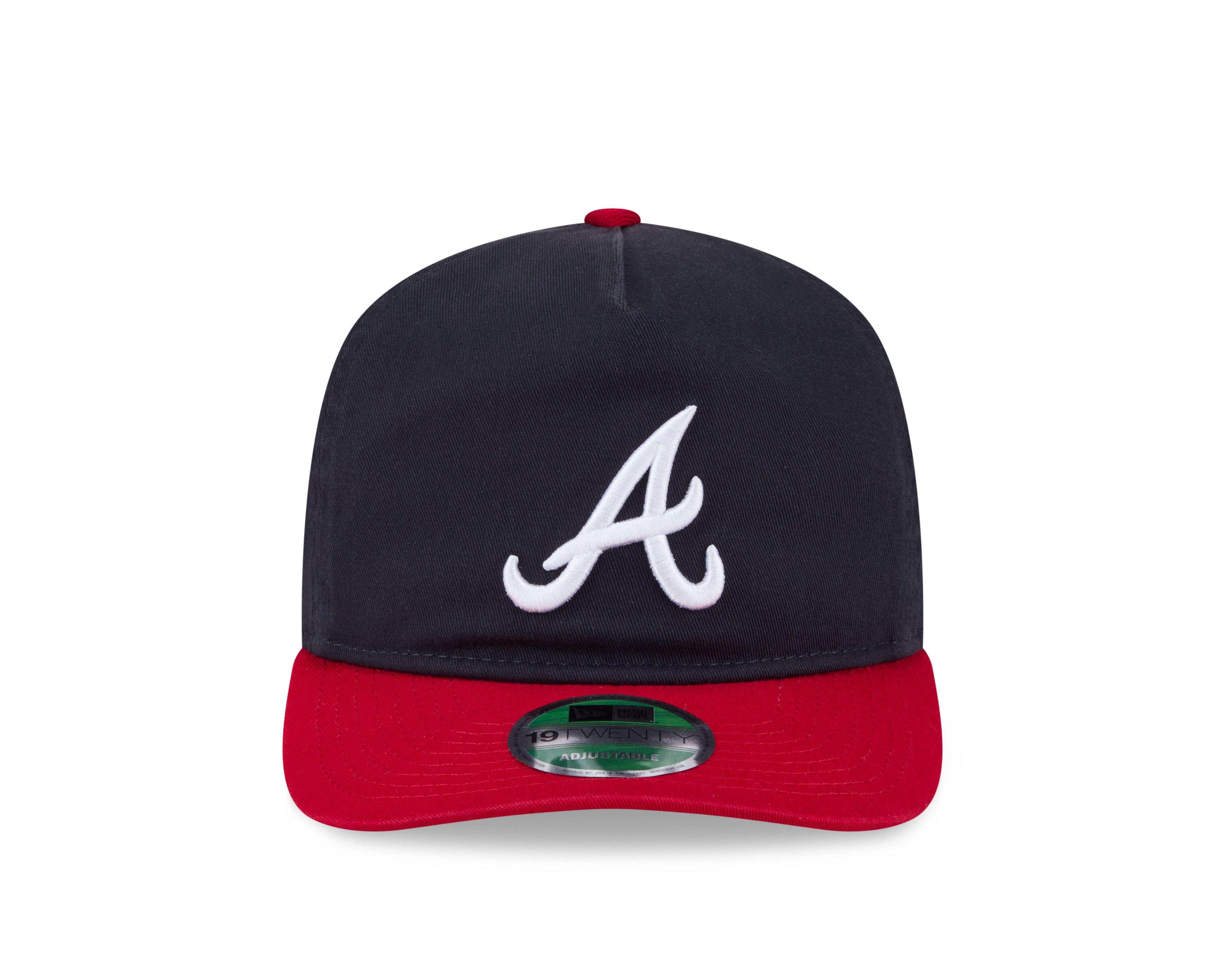 New Era Atlanta Braves 9TWENTY On Field Navy/Red Adjustable Hat