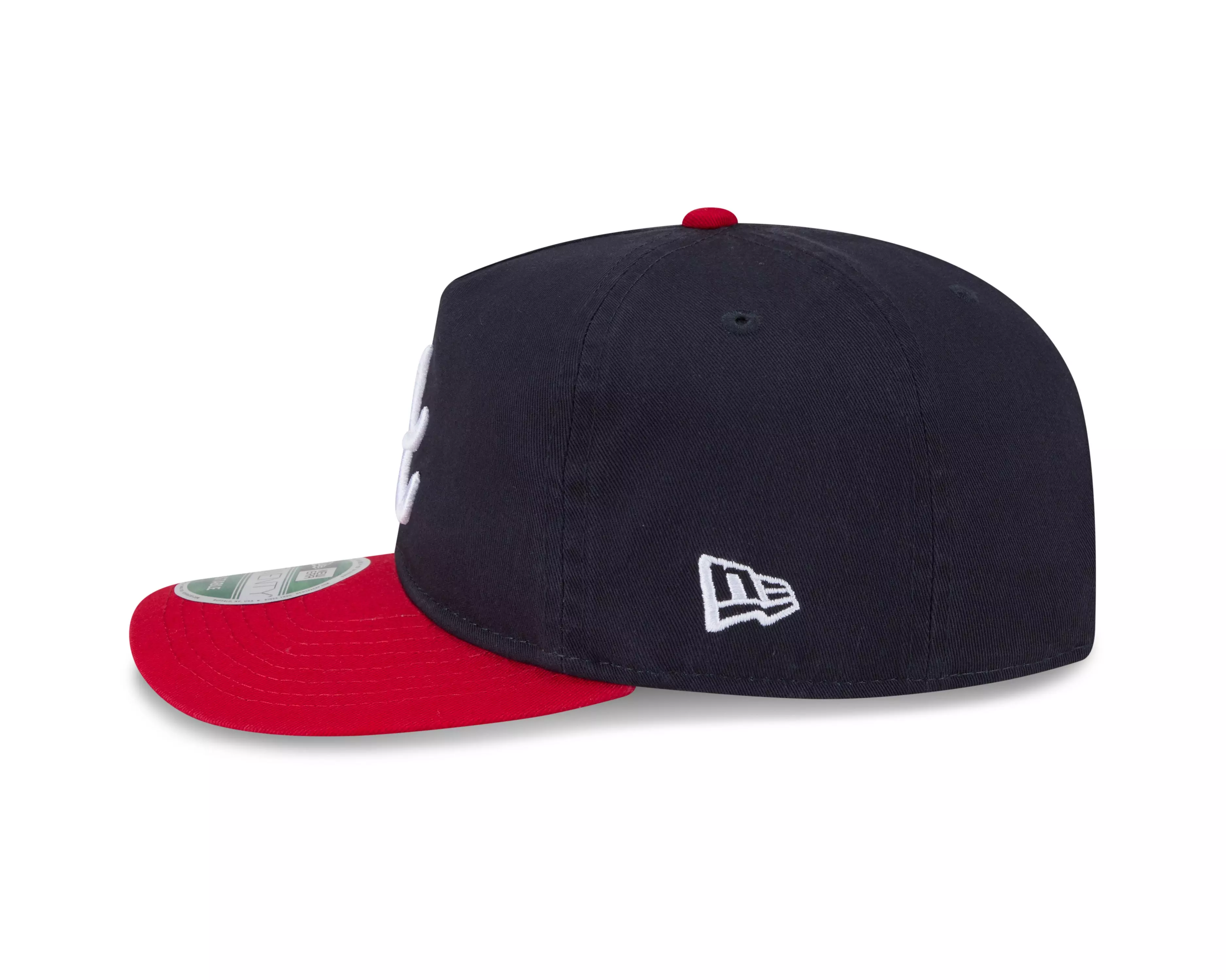 New Era Atlanta Braves 9TWENTY On Field Adjustable Hat-Navy/Red - NAVY/RED