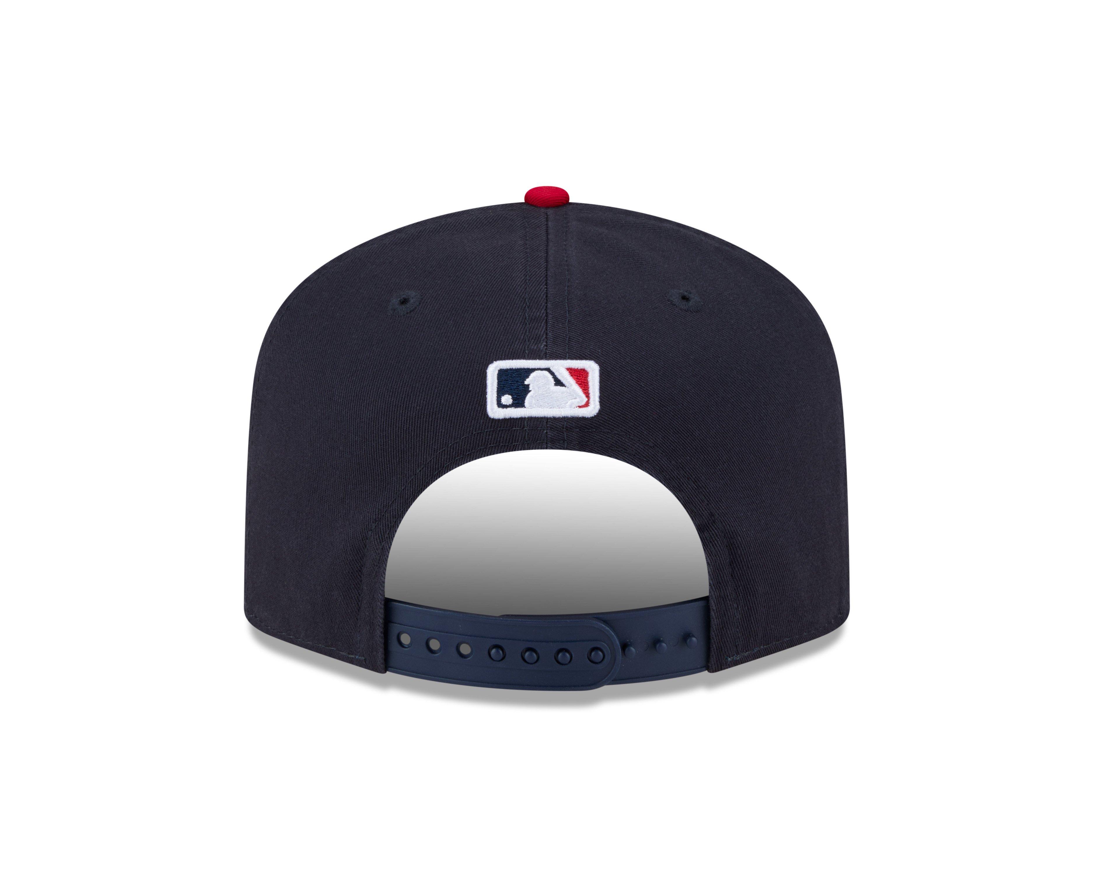 New Era Atlanta Braves 9TWENTY On Field Navy/Red Adjustable Hat