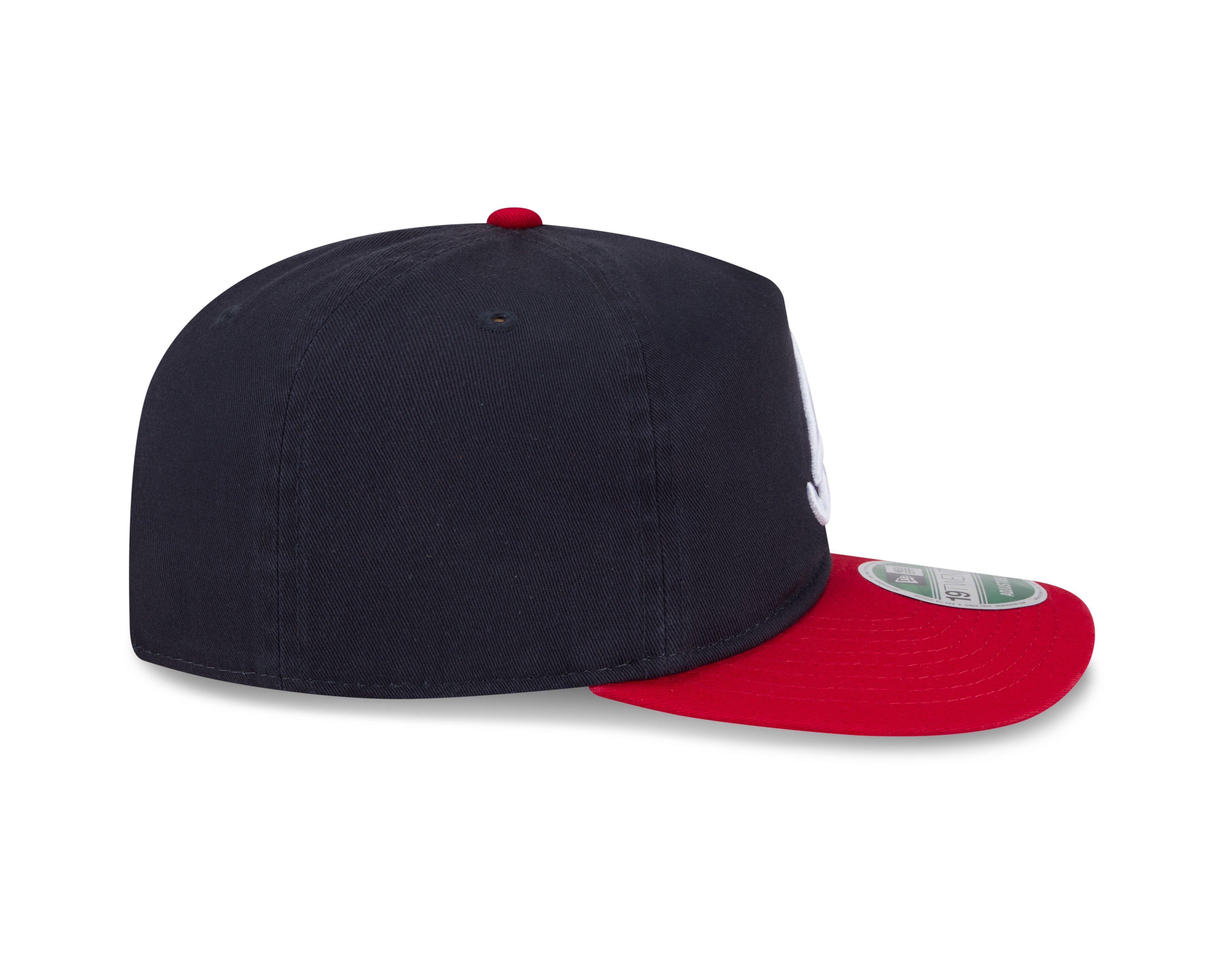 New Era Atlanta Braves 9TWENTY On Field Navy/Red Adjustable Hat