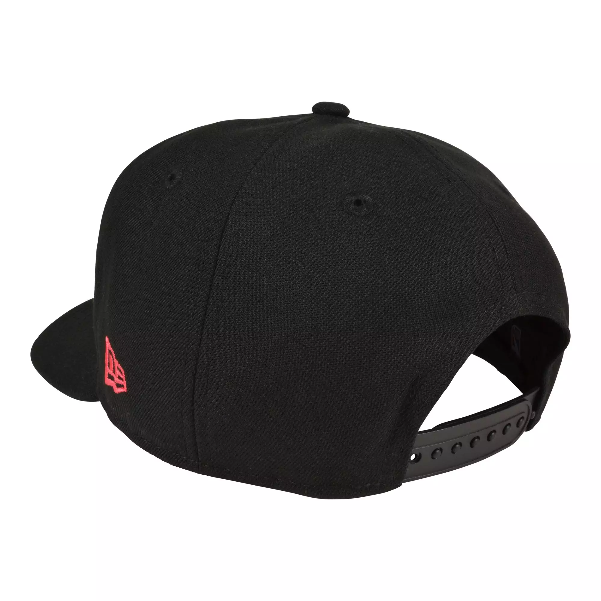 New Era Chicago Bulls 9FIFTY A-Frame Snapback Hat-Black/Infrared - BLACK/RED