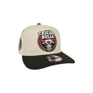 New Era Chicago Bulls 9FIFTY A-Frame Snapback Hat-Cream/Black