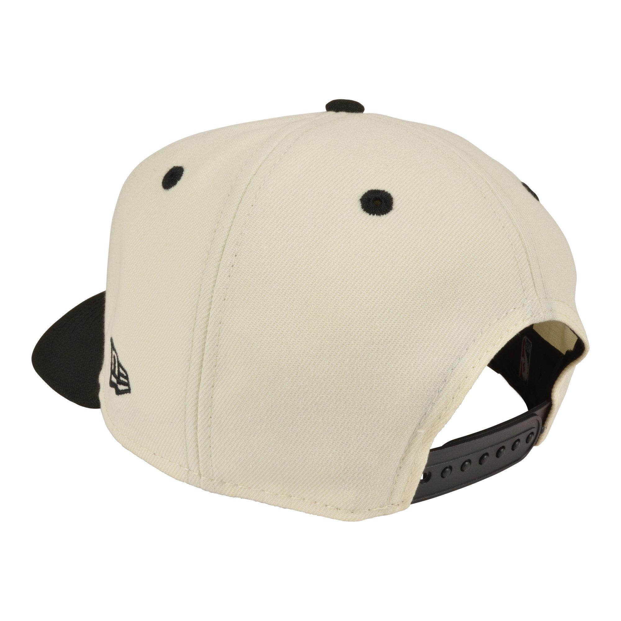 New Era Chicago Bulls 9FIFTY A-Frame Snapback Hat-Cream/Black - CREAM Thumbnail View 4