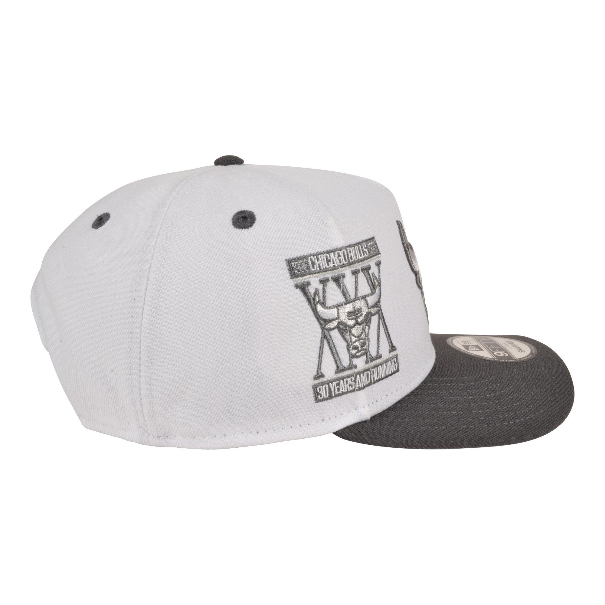 New Era Chicago Bulls 9FIFTY A-Frame White/Grey Snapback Hat