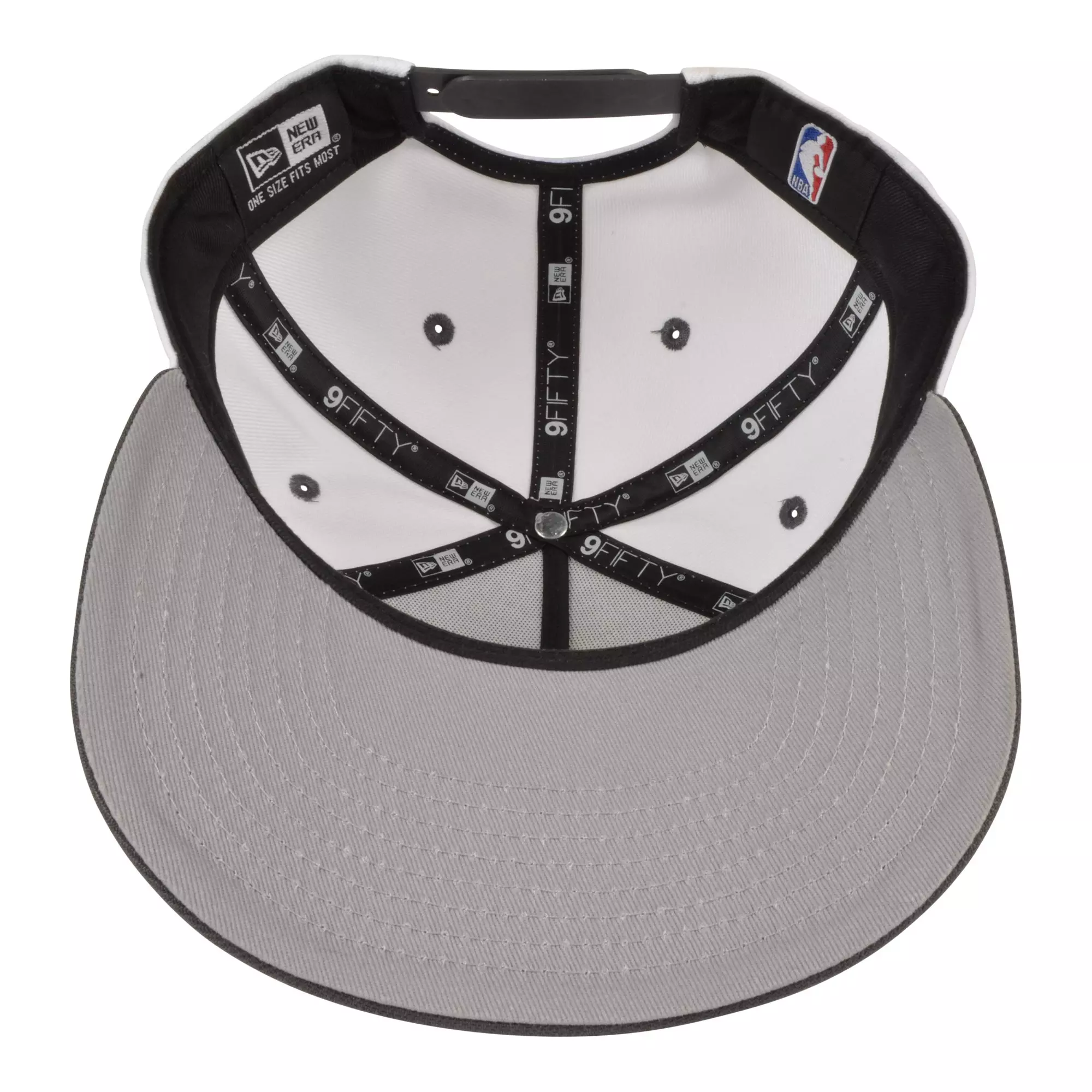New Era Chicago Bulls 9FIFTY A-Frame Snapback Hat-White/Grey - WHITE/GREY