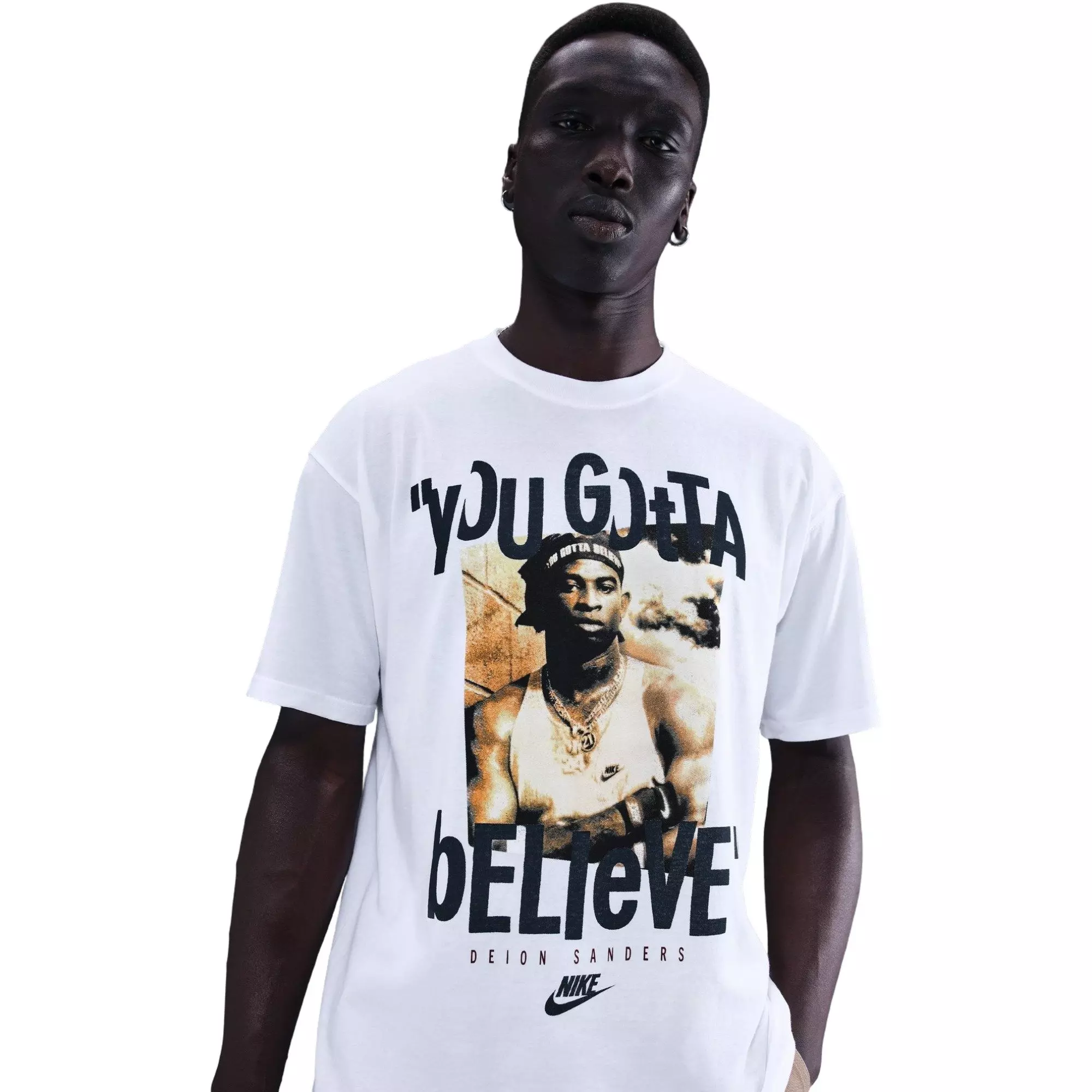 Nike Men's Sportswear Max90 Deion Sanders Tee - WHITE