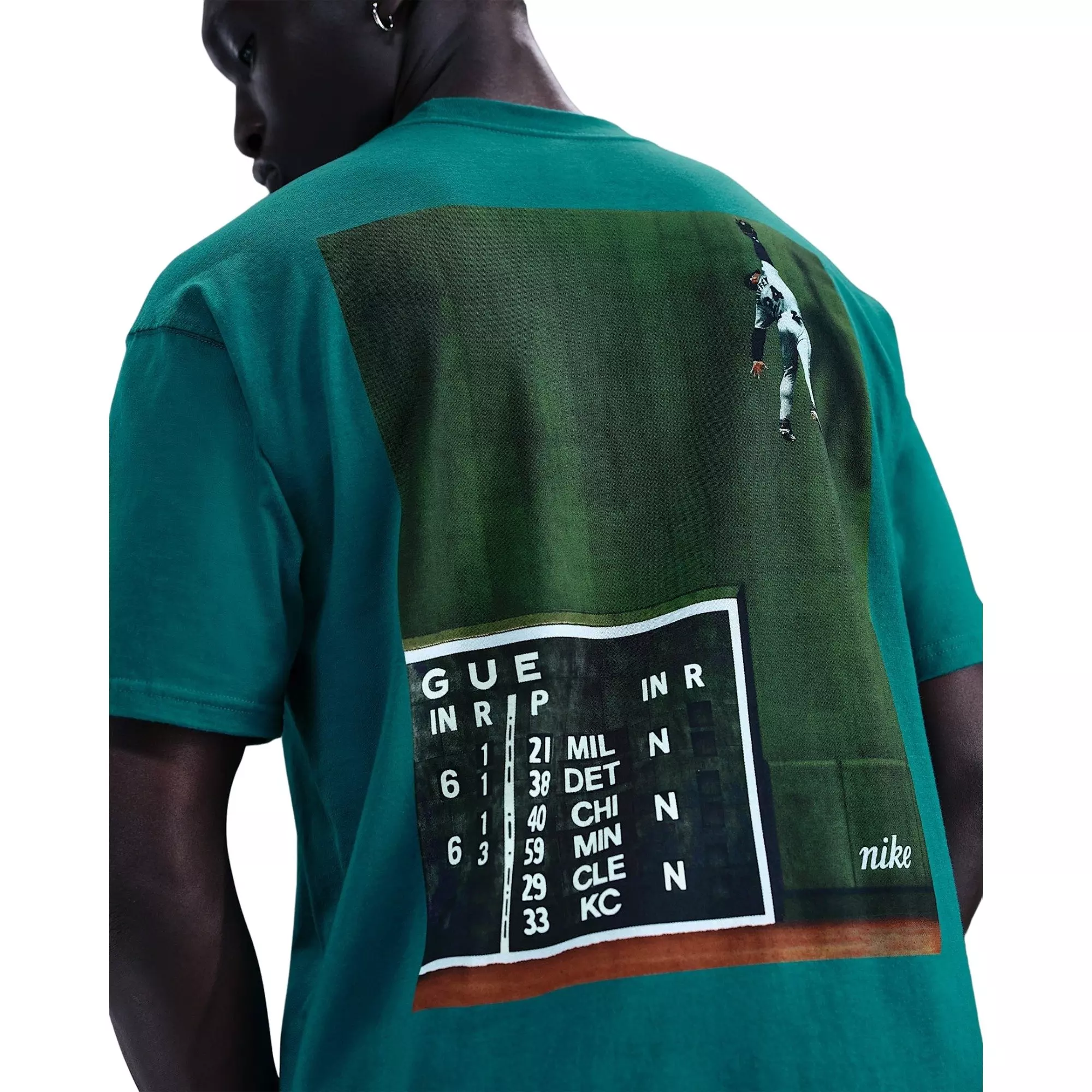 Nike Men's Sportswear Max90 Tee-Teal - TEAL