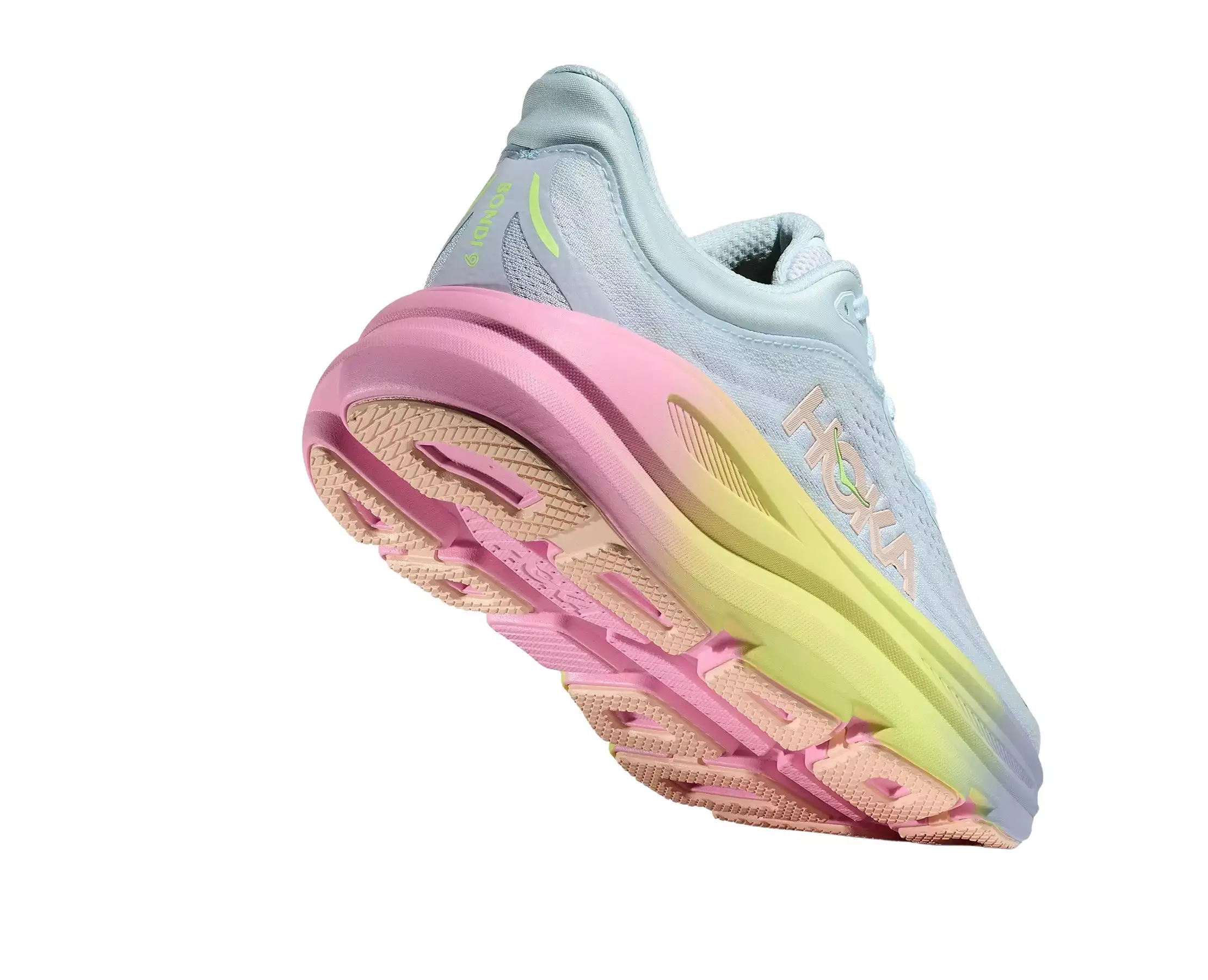 Hoka Bondi 9 "Glimmering Blue/Overcast" Women's Running Shoe - BLUE