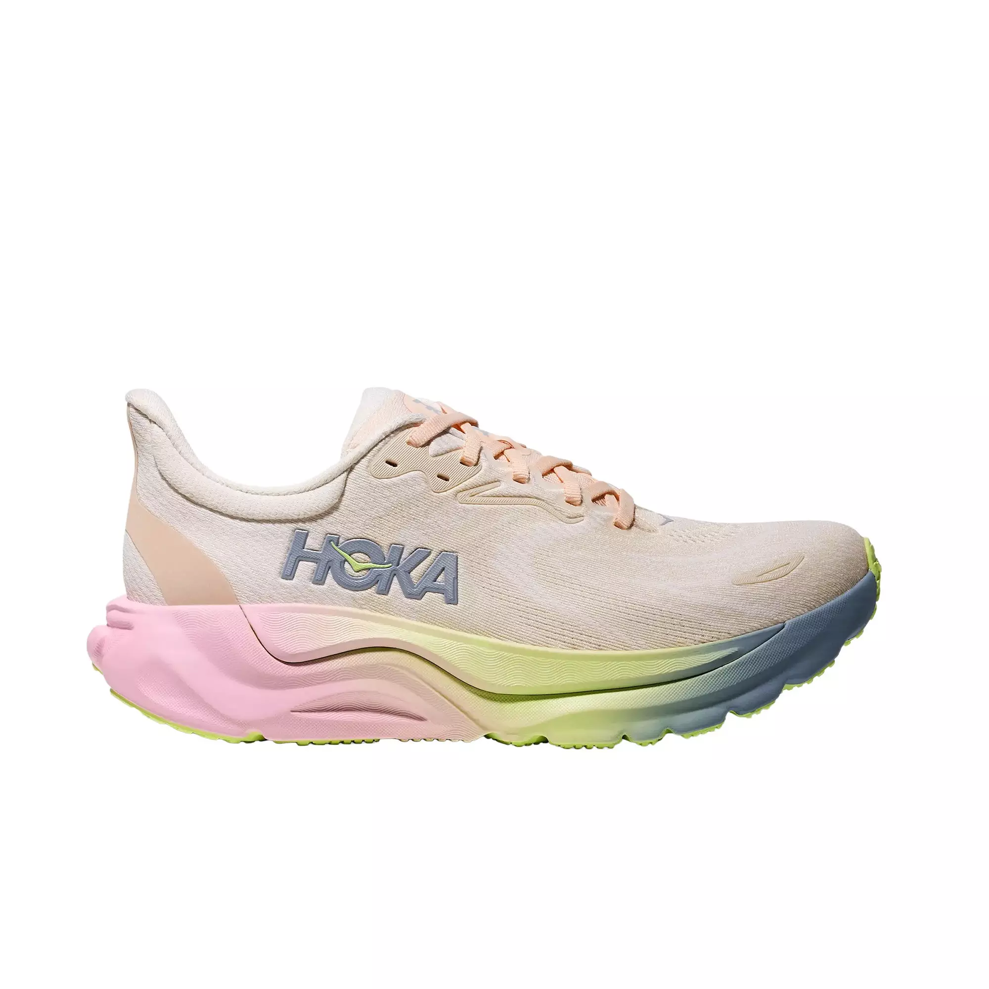 Hoka Arahi 8 "Alabaster/Tangerine Glow" Women's Running Shoe - TAN/ORANGE