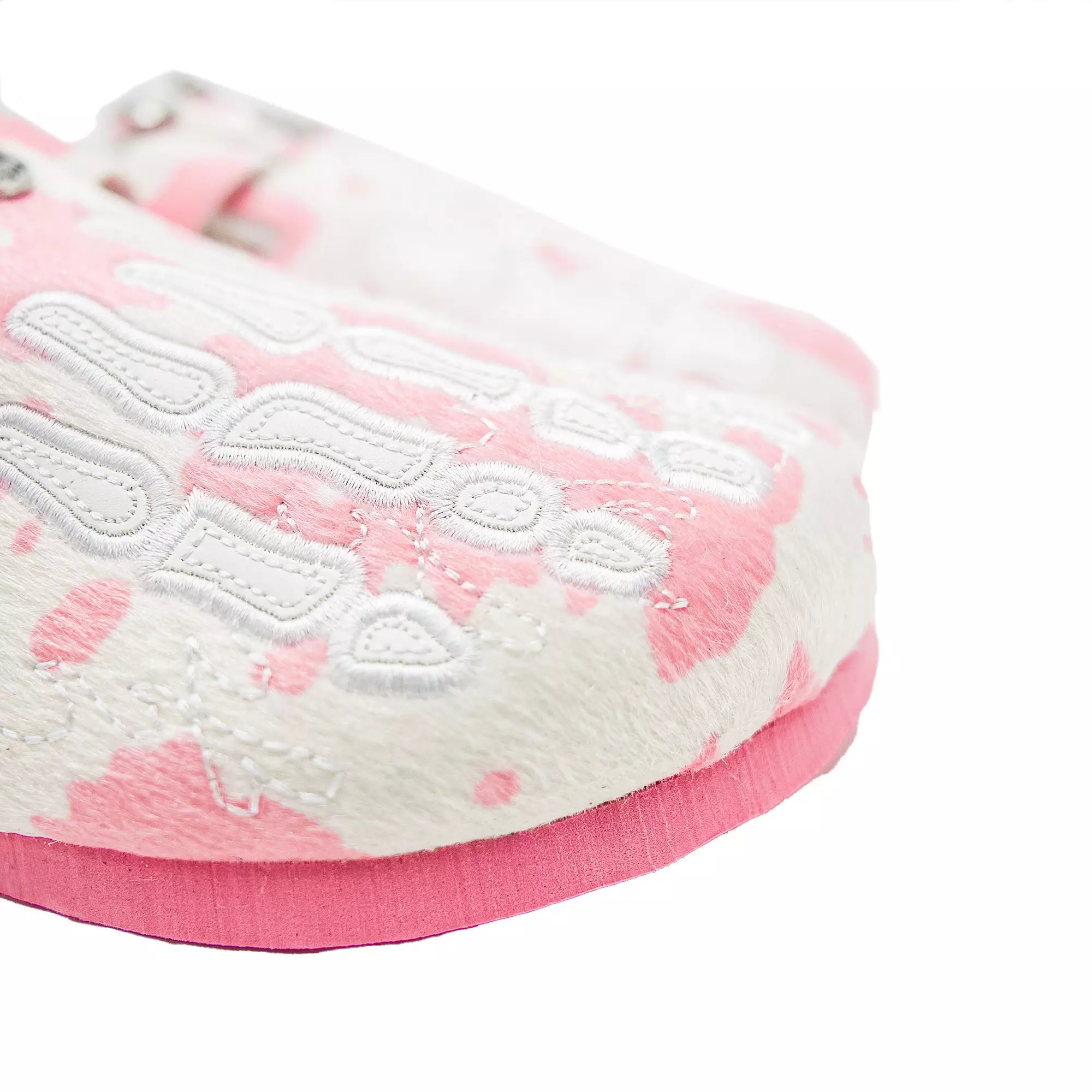 Octavious Marks "Pink Cow" Unisex Clog - PINK/WHITE