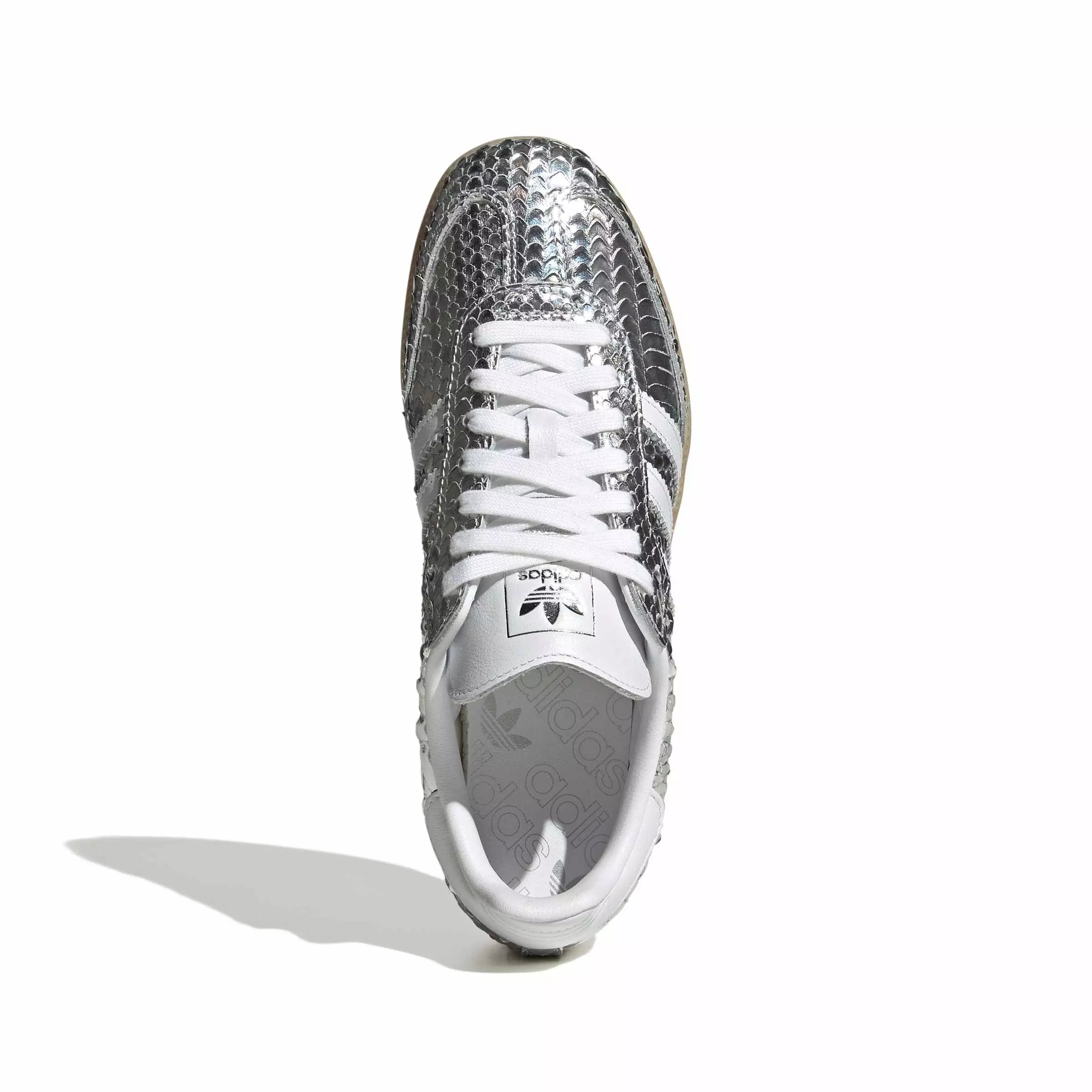 adidas Originals Samba OG "Silver Metallic/White/Gum" Women's Shoe - SILVER