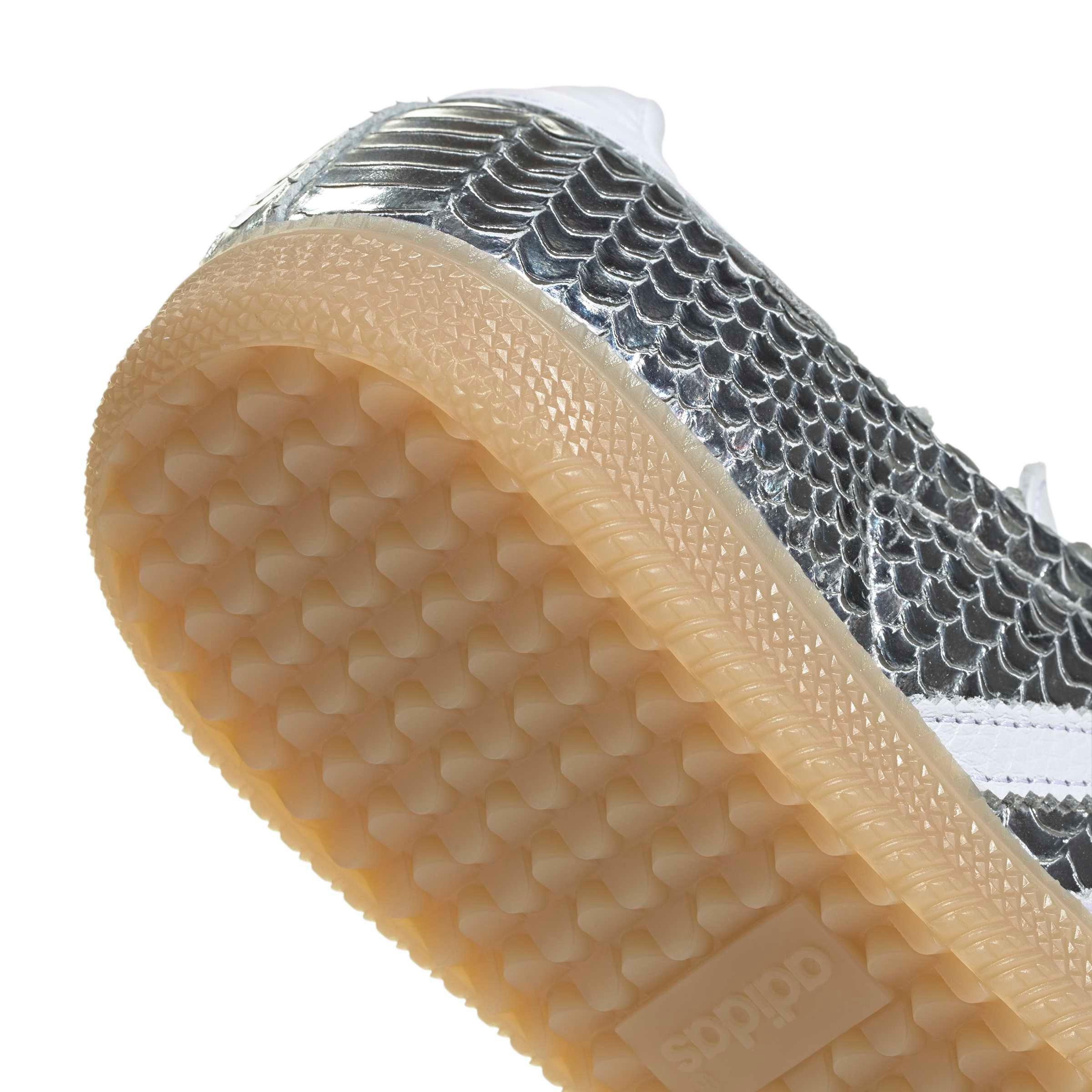 adidas Originals Samba OG "Silver Metallic/White/Gum" Women's Shoe - SILVER Thumbnail View 7
