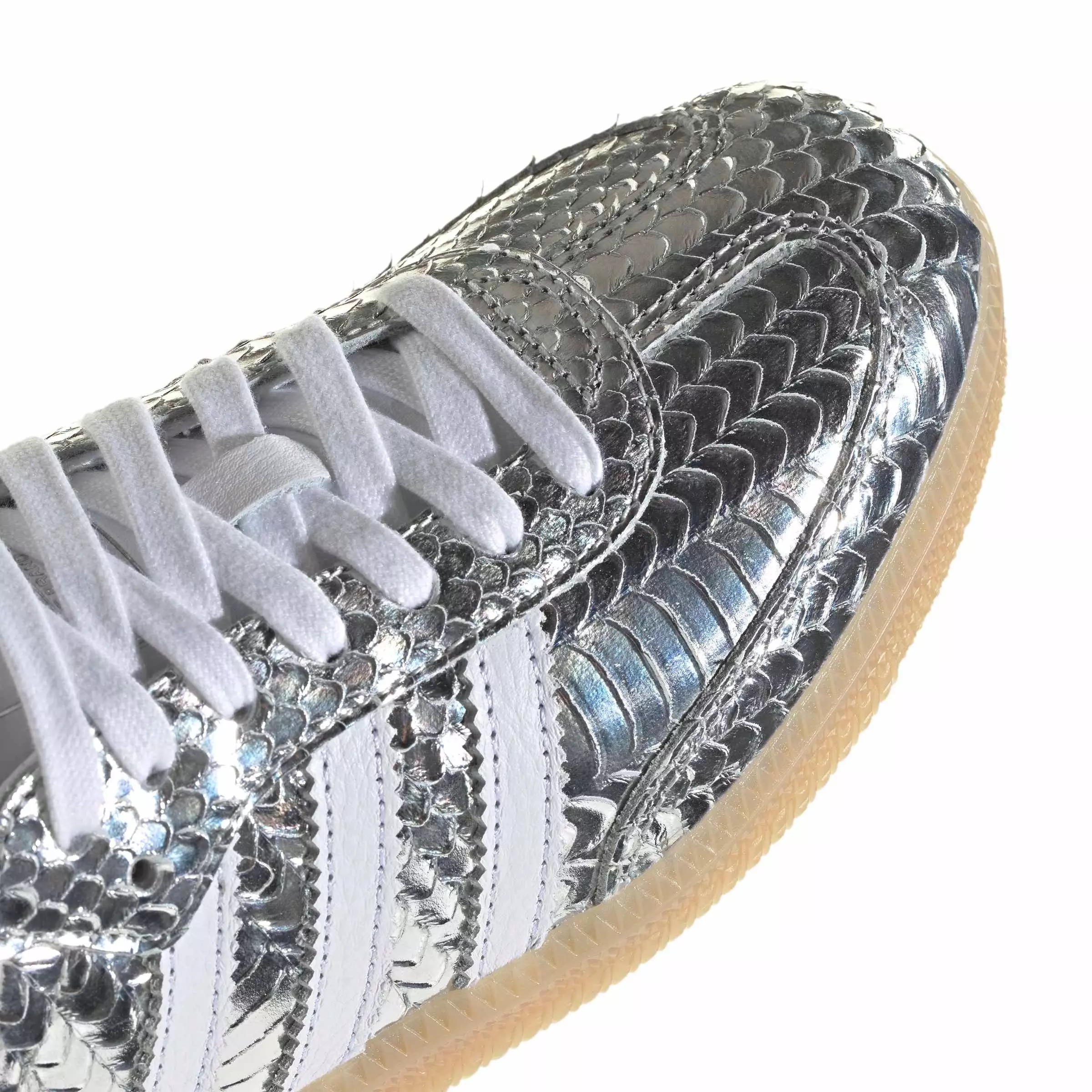 adidas Originals Samba OG "Silver Metallic/White/Gum" Women's Shoe - SILVER
