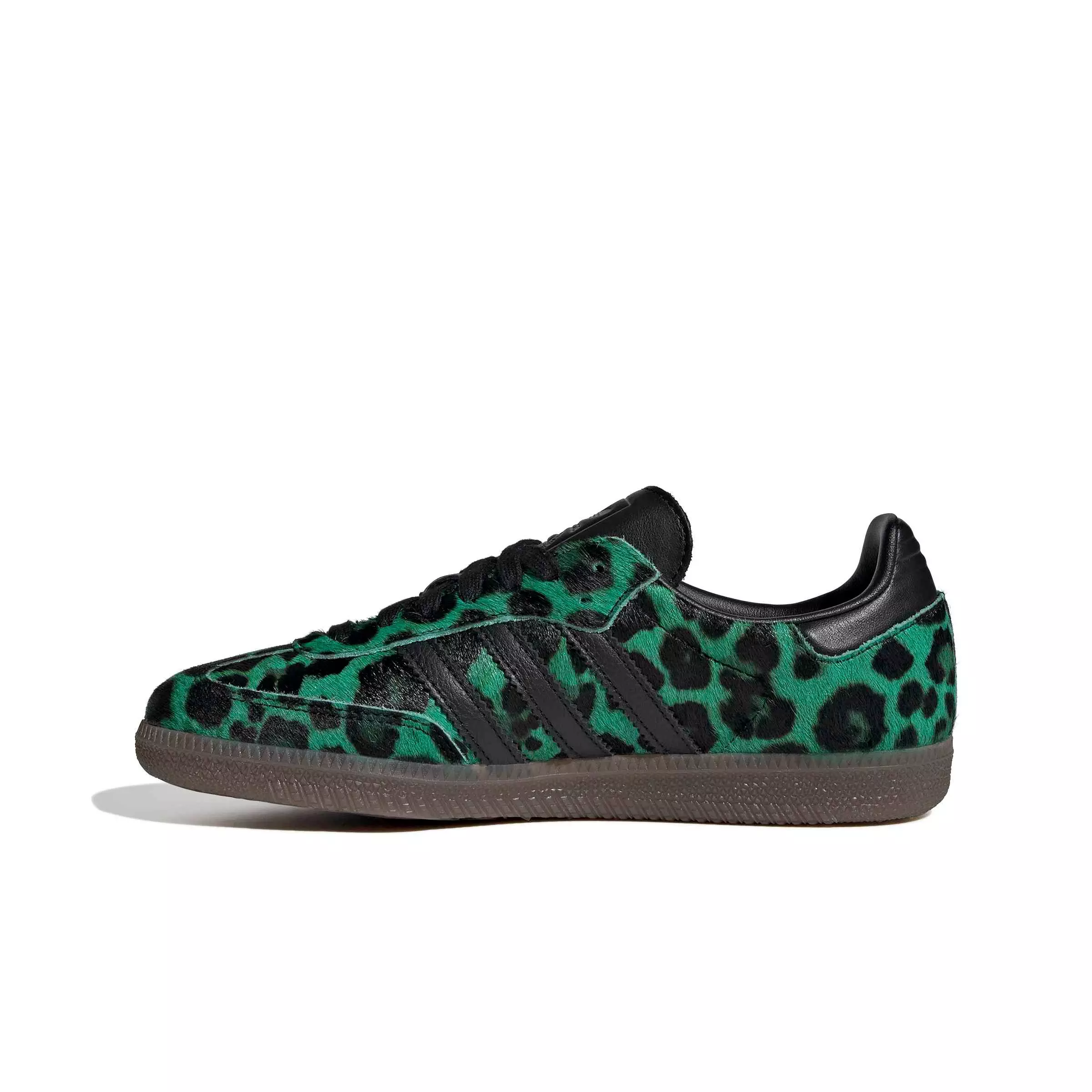 adidas Originals Samba OG "Semi Screaming Green/Core Black" Women's Shoe - GREEN/BLACK
