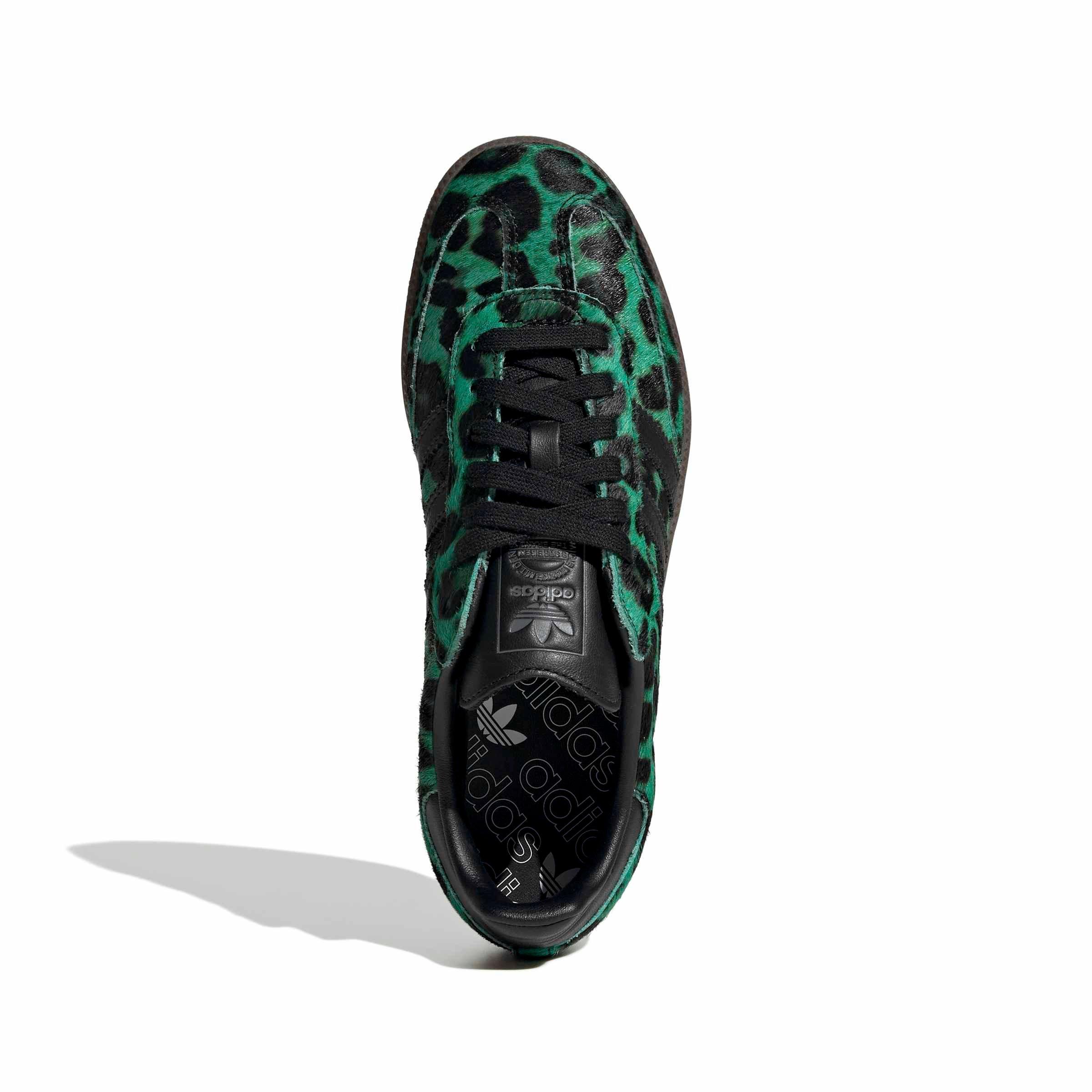 adidas Originals Samba OG "Semi Screaming Green/Core Black" Women's Shoe - GREEN/BLACK Thumbnail View 3
