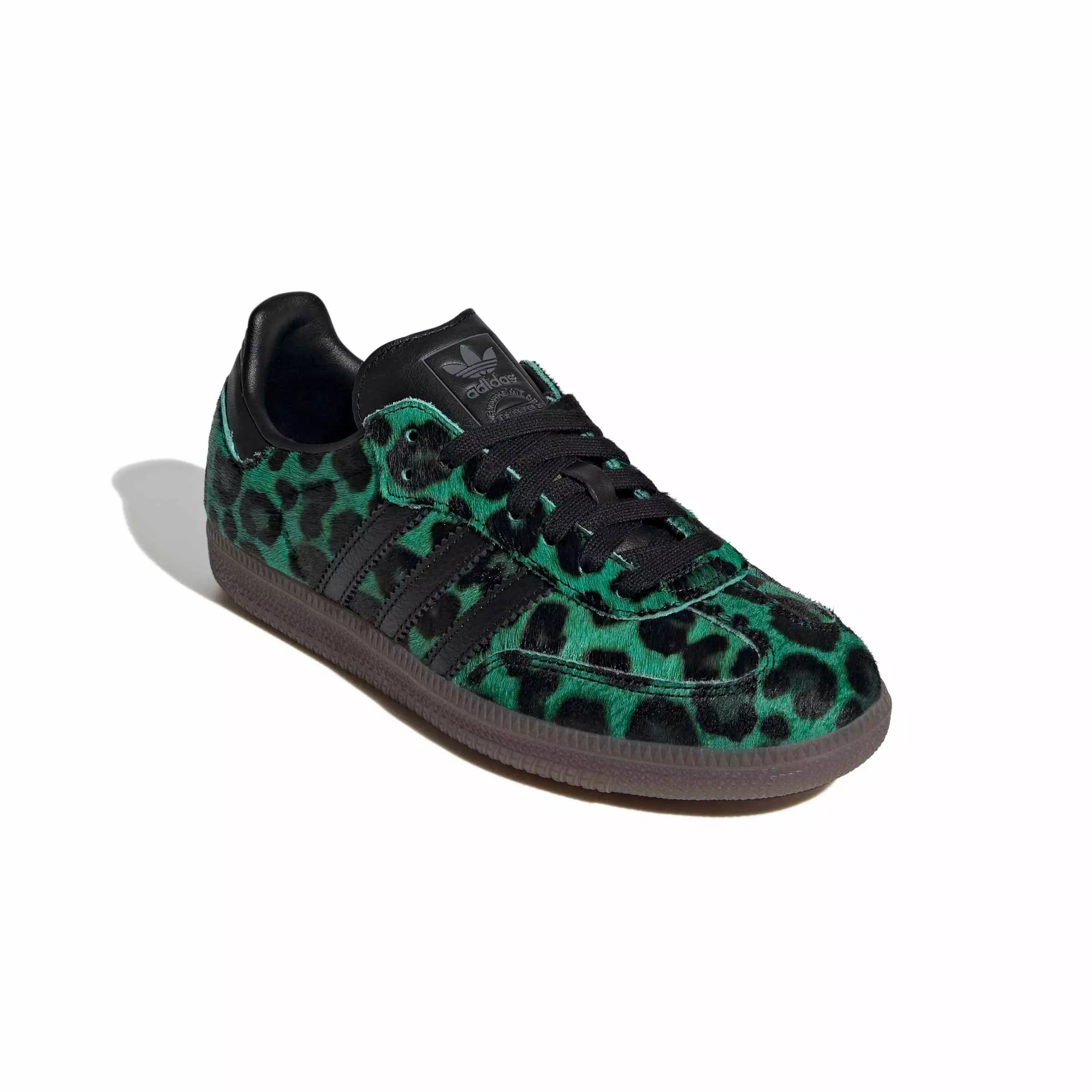 adidas Originals Samba OG "Semi Screaming Green/Core Black" Women's Shoe - GREEN/BLACK
