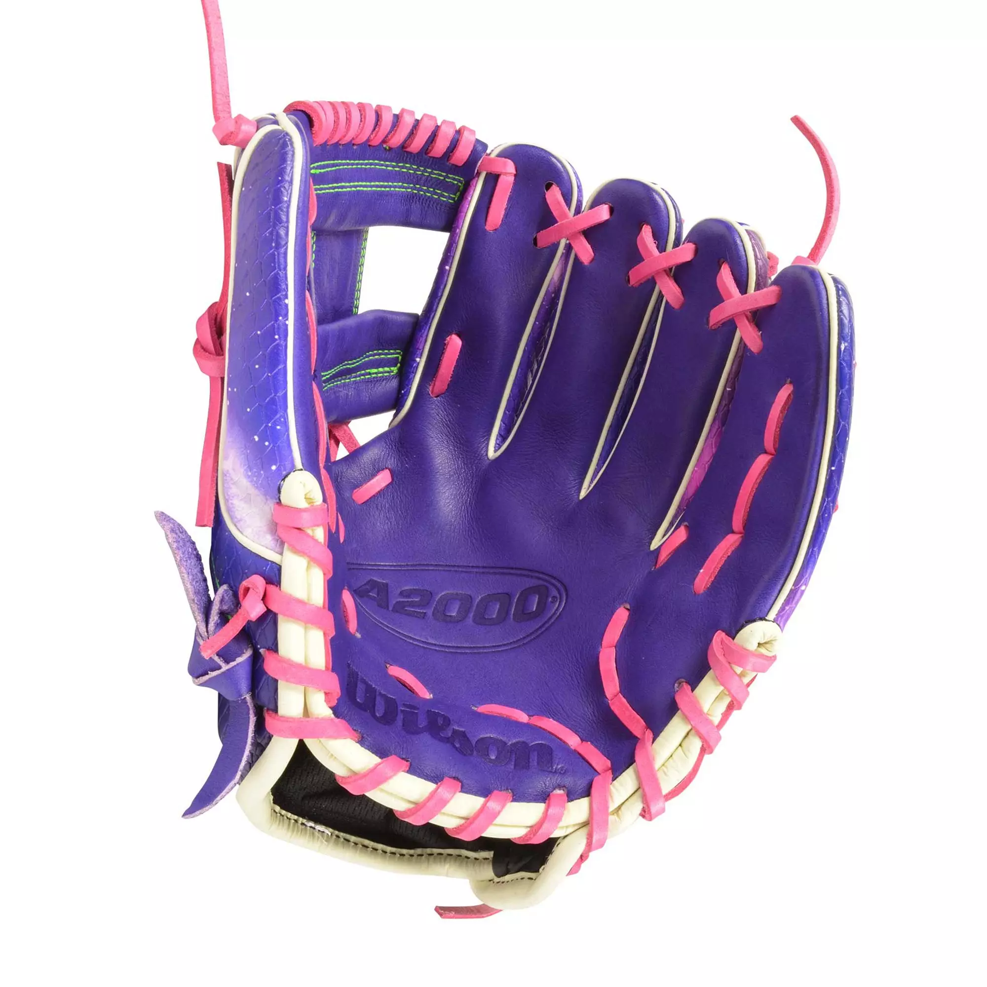 Wilson A2000 Galaxy SMU 11.5" Infield Baseball Glove - PURPLE