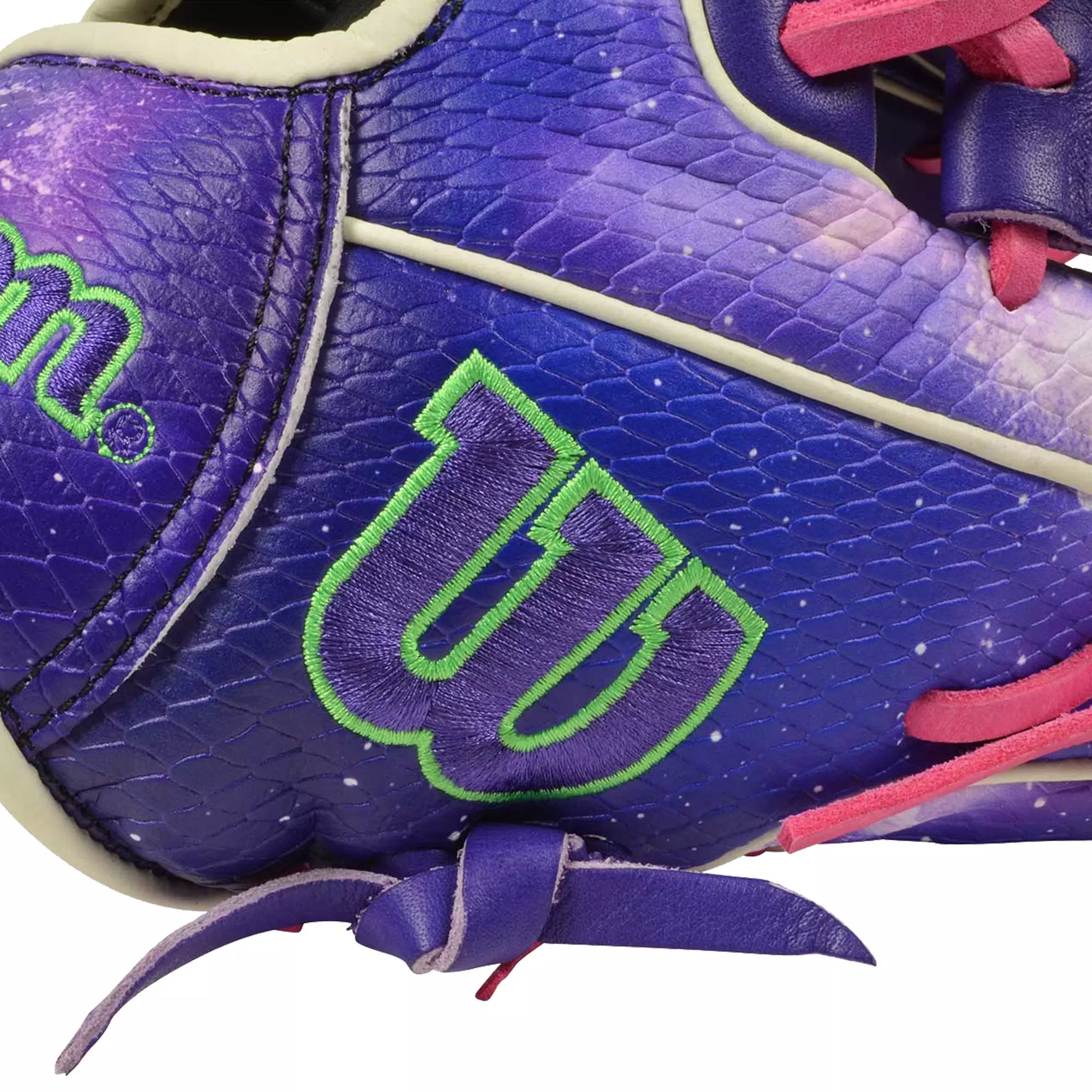 Wilson A2000 Galaxy SMU 11.5" Infield Baseball Glove - PURPLE