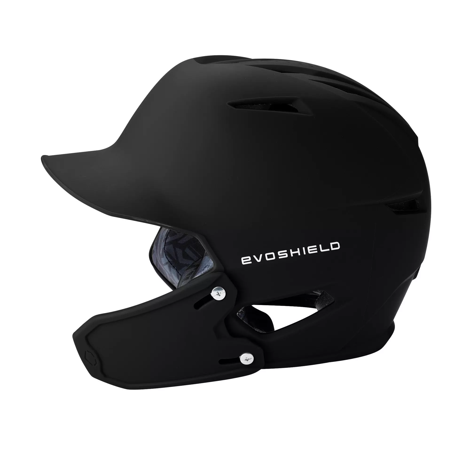 Evoshield XVT 2.0 Matte Baseball Batting Helmet w/ Faceshield - BLACK