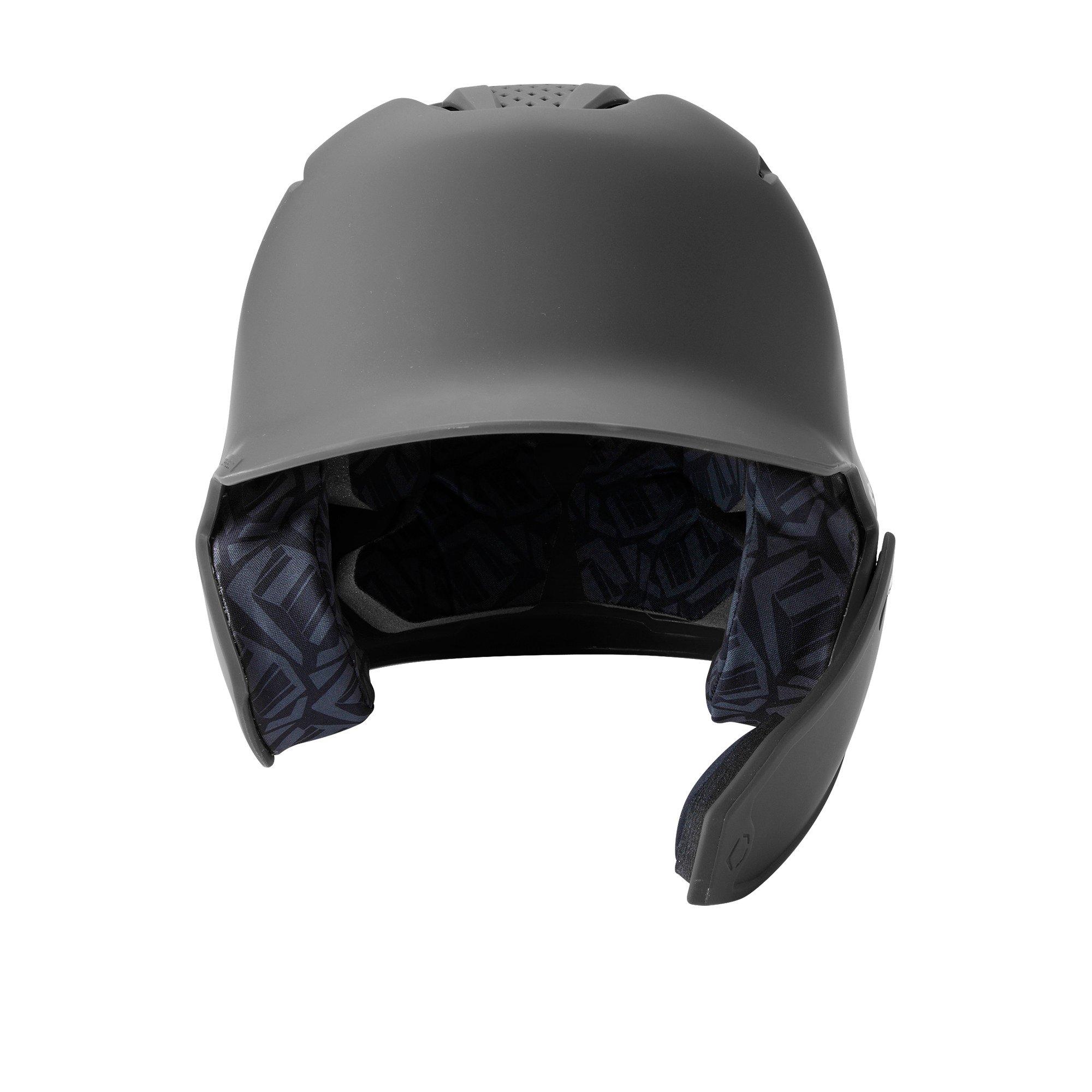EvoShield XVT 2.0 Matte Charcoal Batting Helmet w/ Faceshield