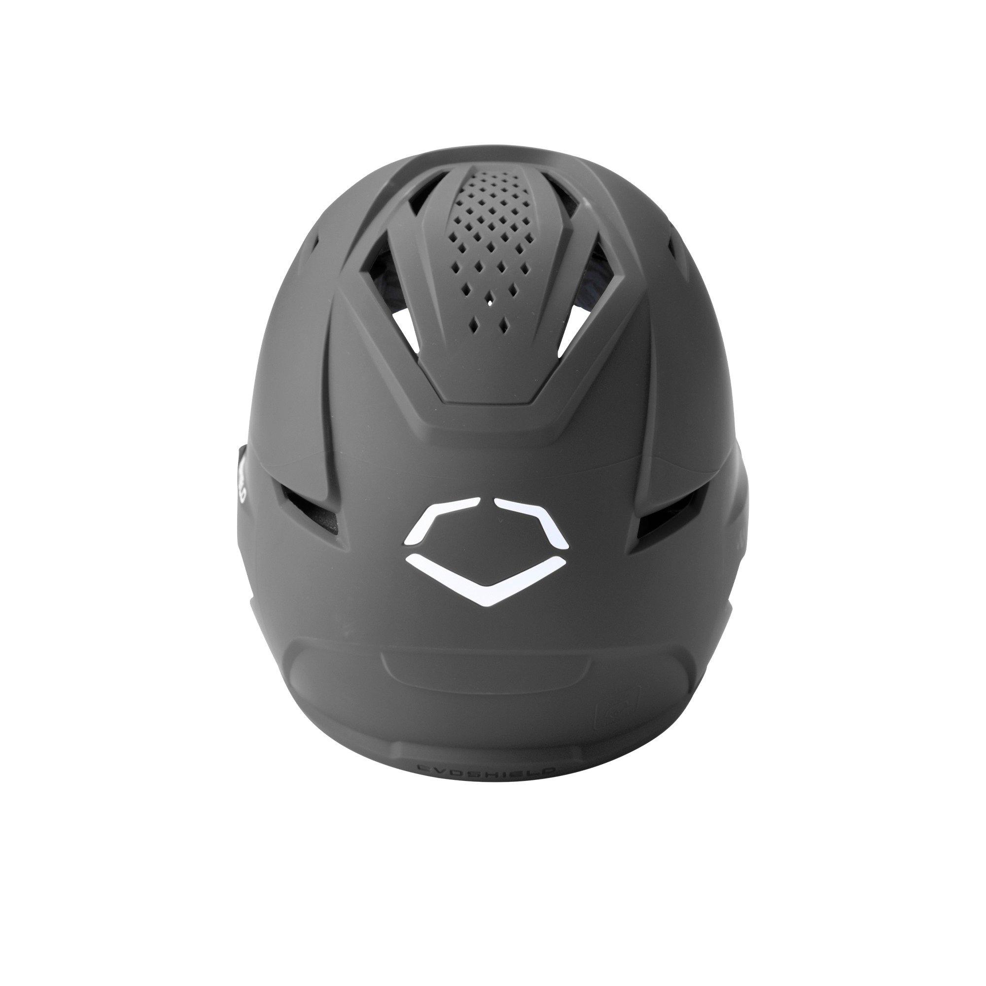 EvoShield XVT 2.0 Matte Charcoal Batting Helmet w/ Faceshield