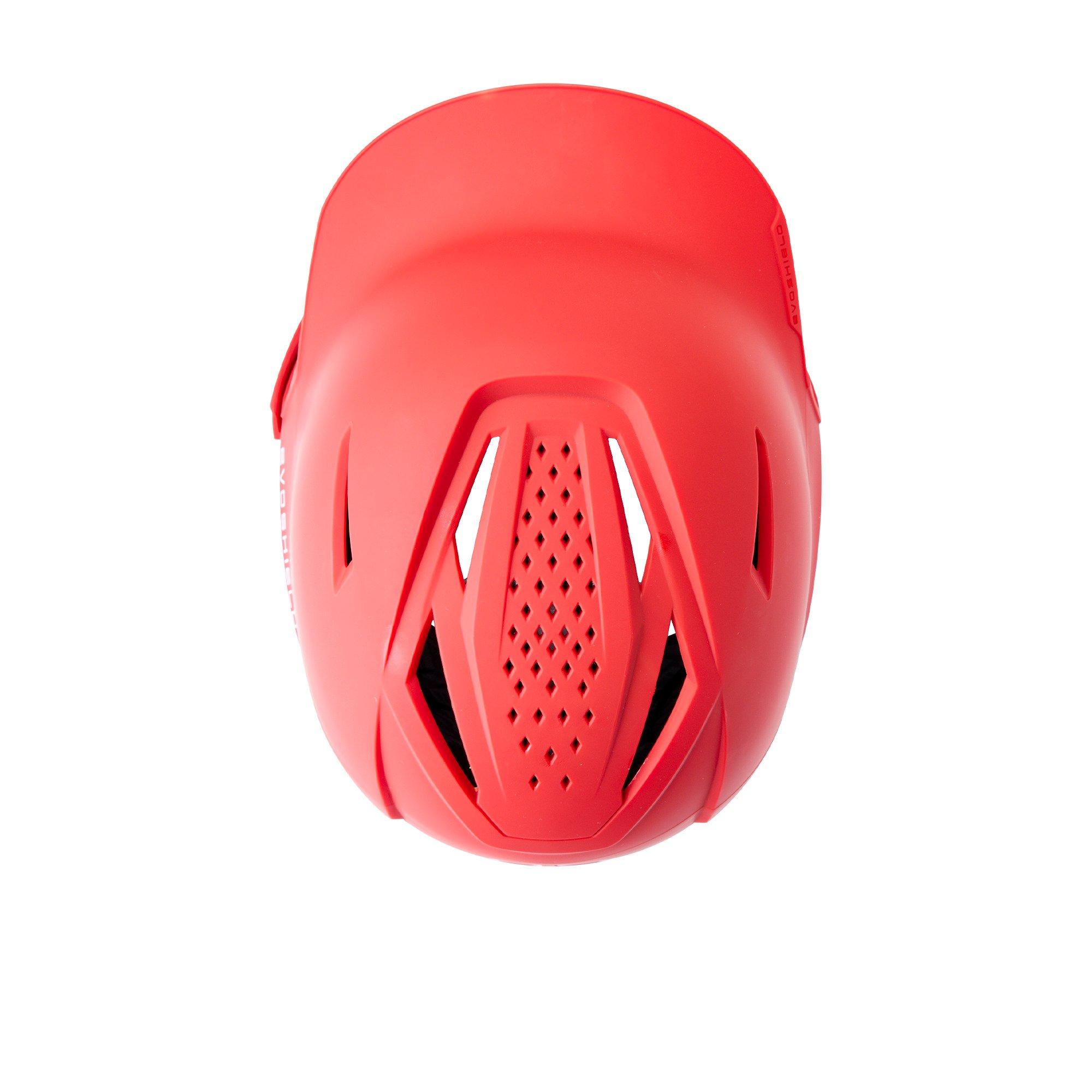 EvoShield XVT 2.0 Matte Red Batting Helmet w/ Faceshield