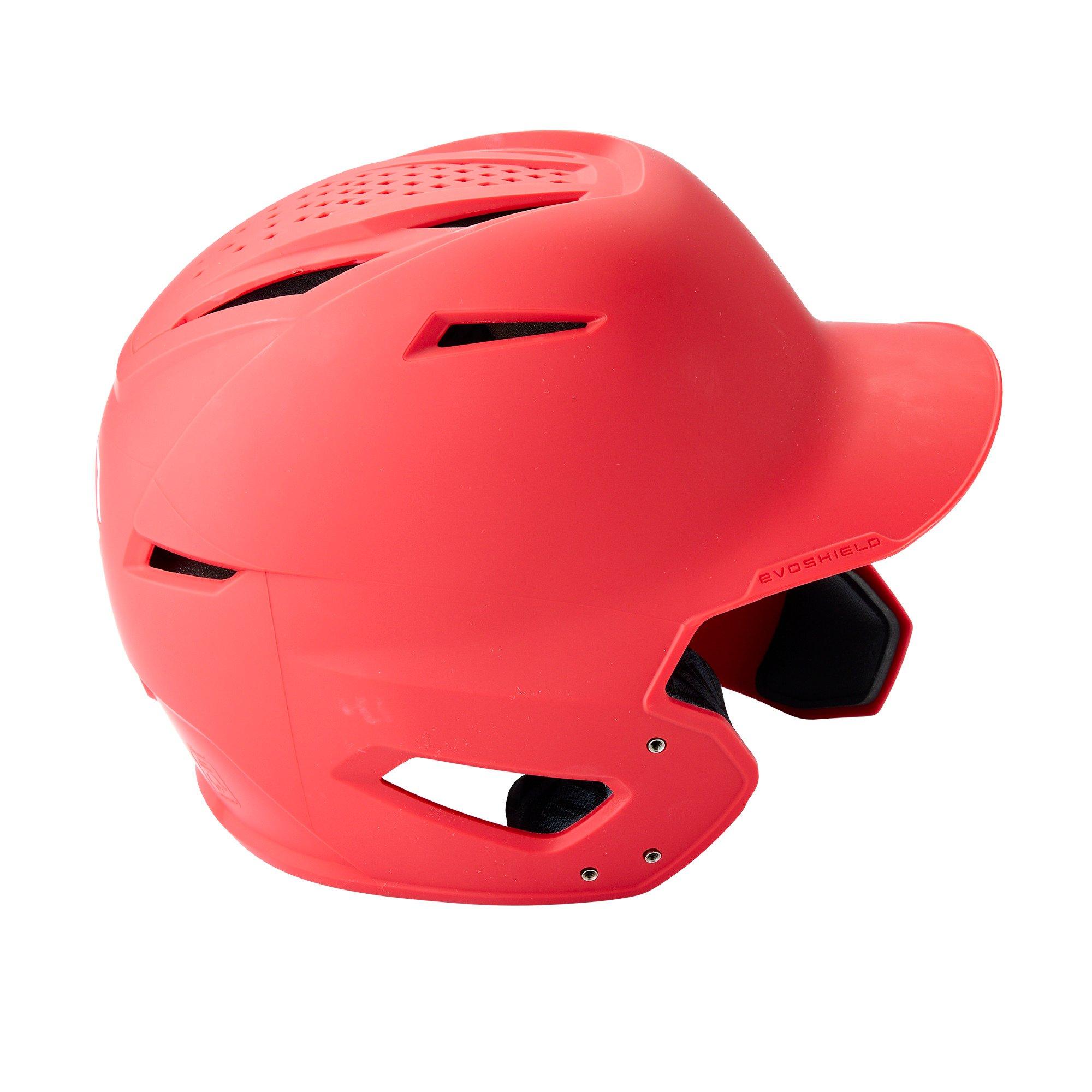 EvoShield XVT 2.0 Matte Red Batting Helmet w/ Faceshield