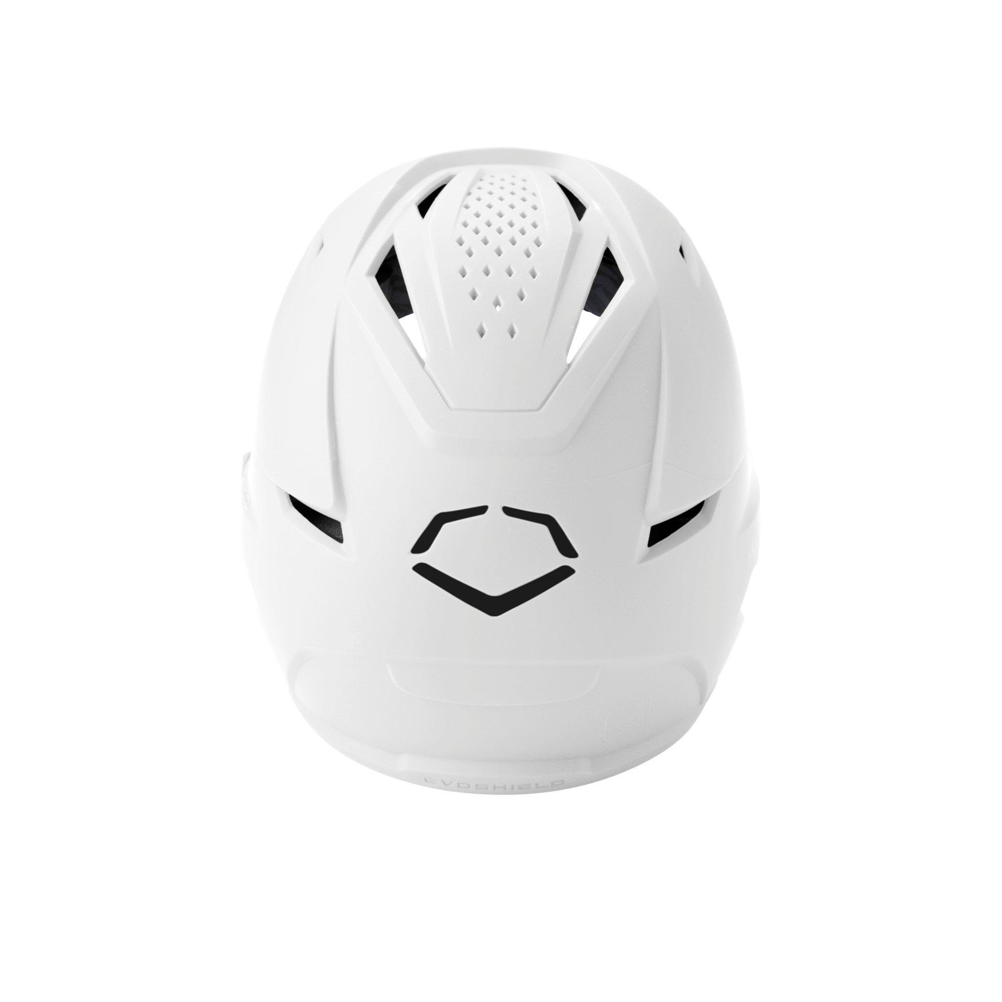Evoshield XVT 2.0 Matte White Baseball Batting Helmet w/ Faceshield