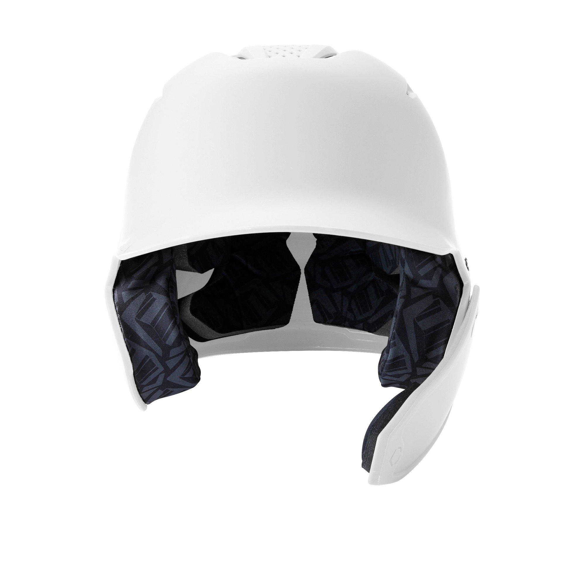 Evoshield XVT 2.0 Matte White Baseball Batting Helmet w/ Faceshield