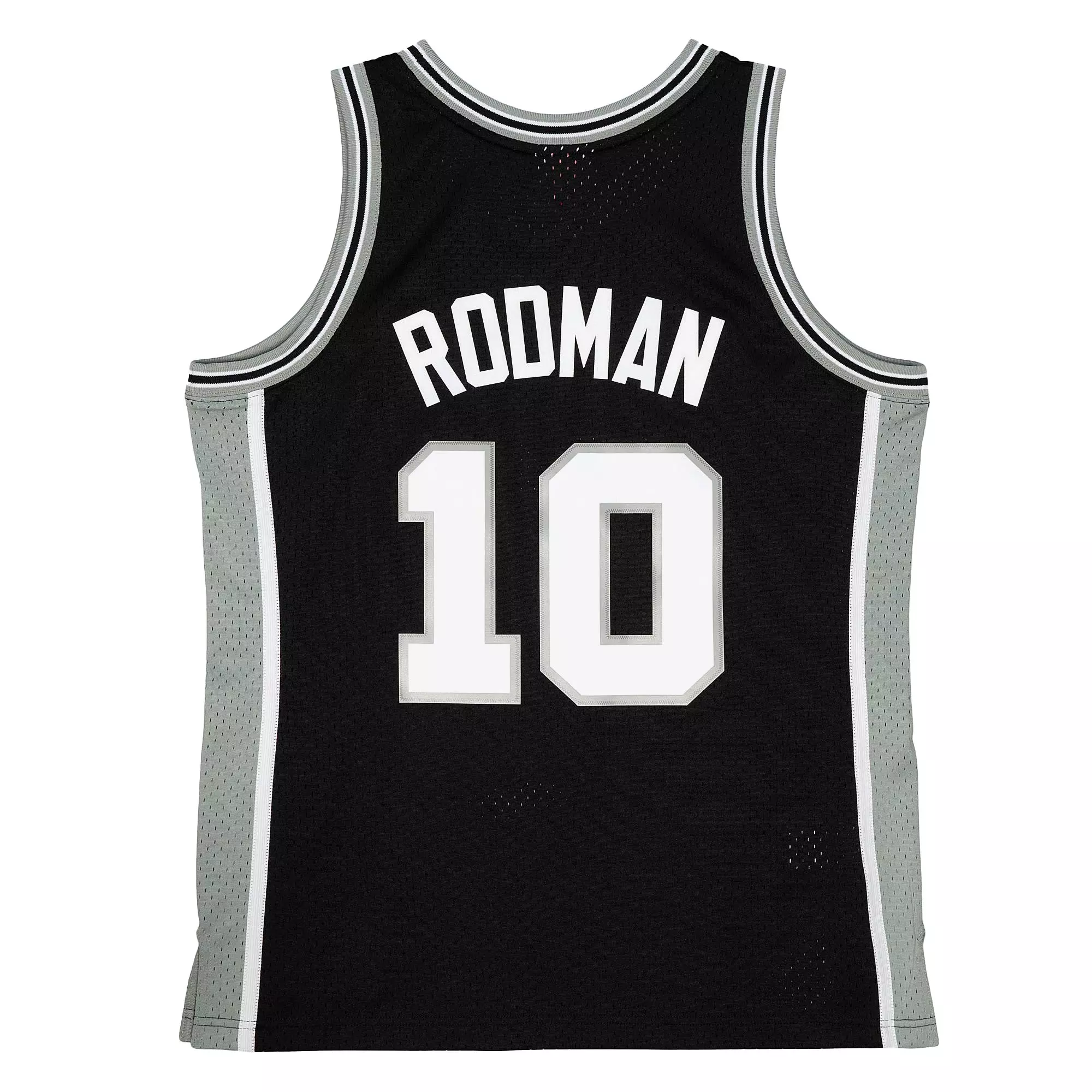 Mitchell & Ness San Antonio Spurs Dennis Rodman Road Jersey-Black - BLACK