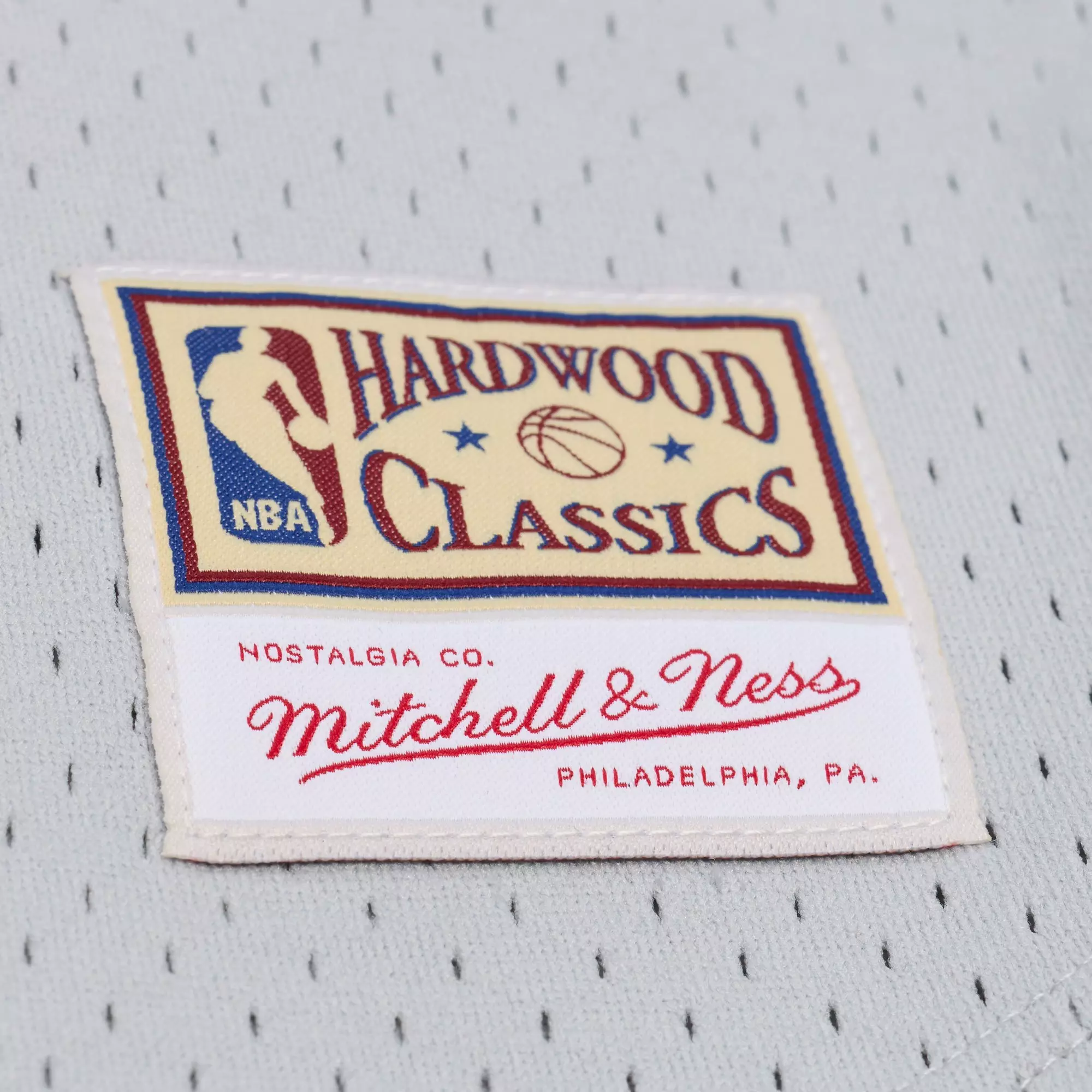 Mitchell & Ness Chicago Bulls Button Front Jersey-Grey - GREY/BLACK