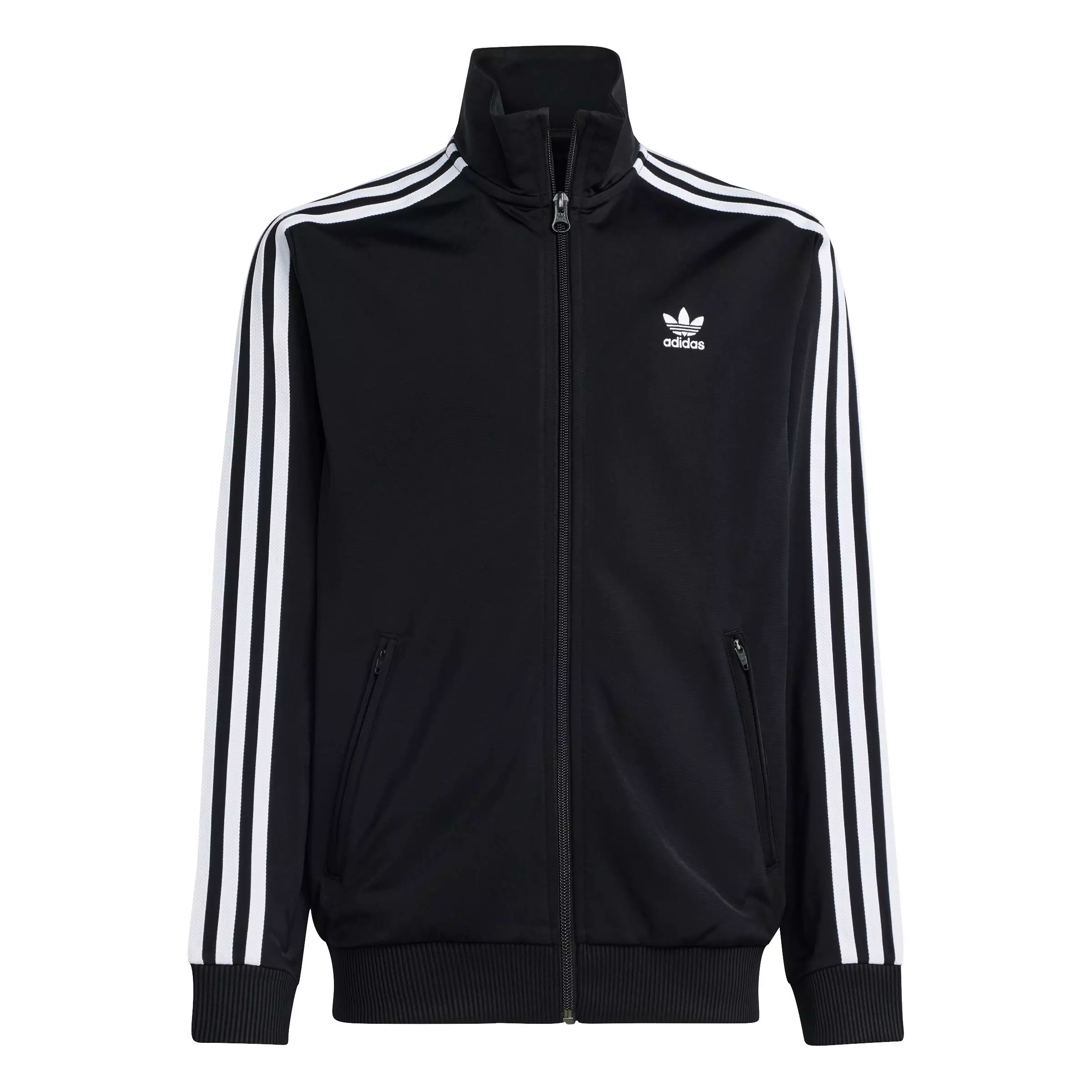 adidas Originals Big Kids' Adicolor Firebird Jacket - BLACK/WHITE
