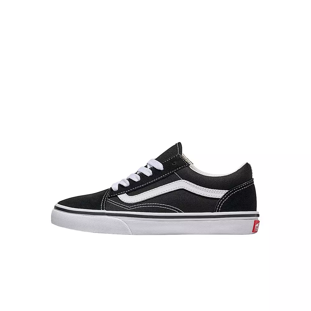 Vans Old Skool "Black/White" Grade School Boys' Shoe - BLACK/WHITE