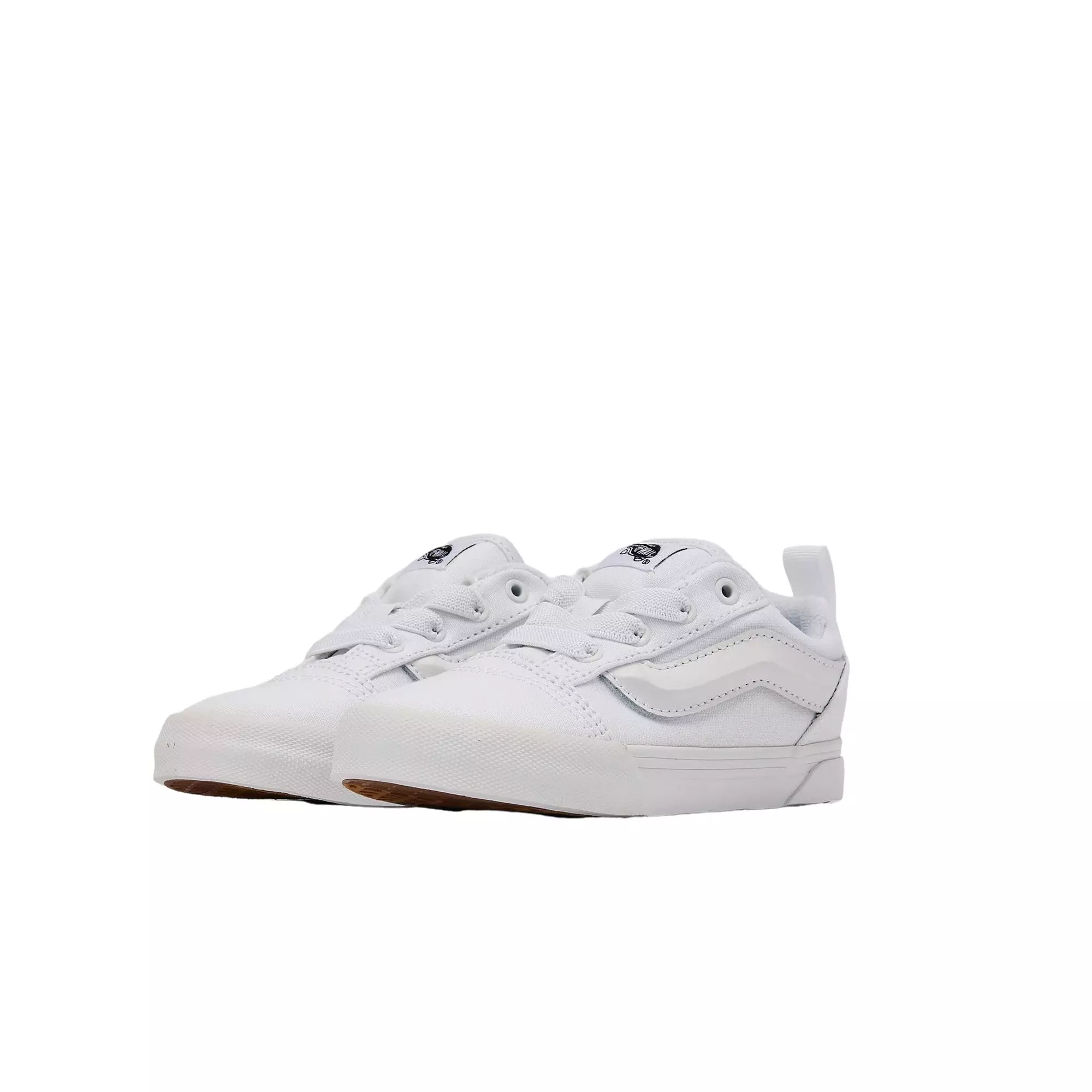Vans Knu Skool "White" Toddler Boys' Shoe - WHITE