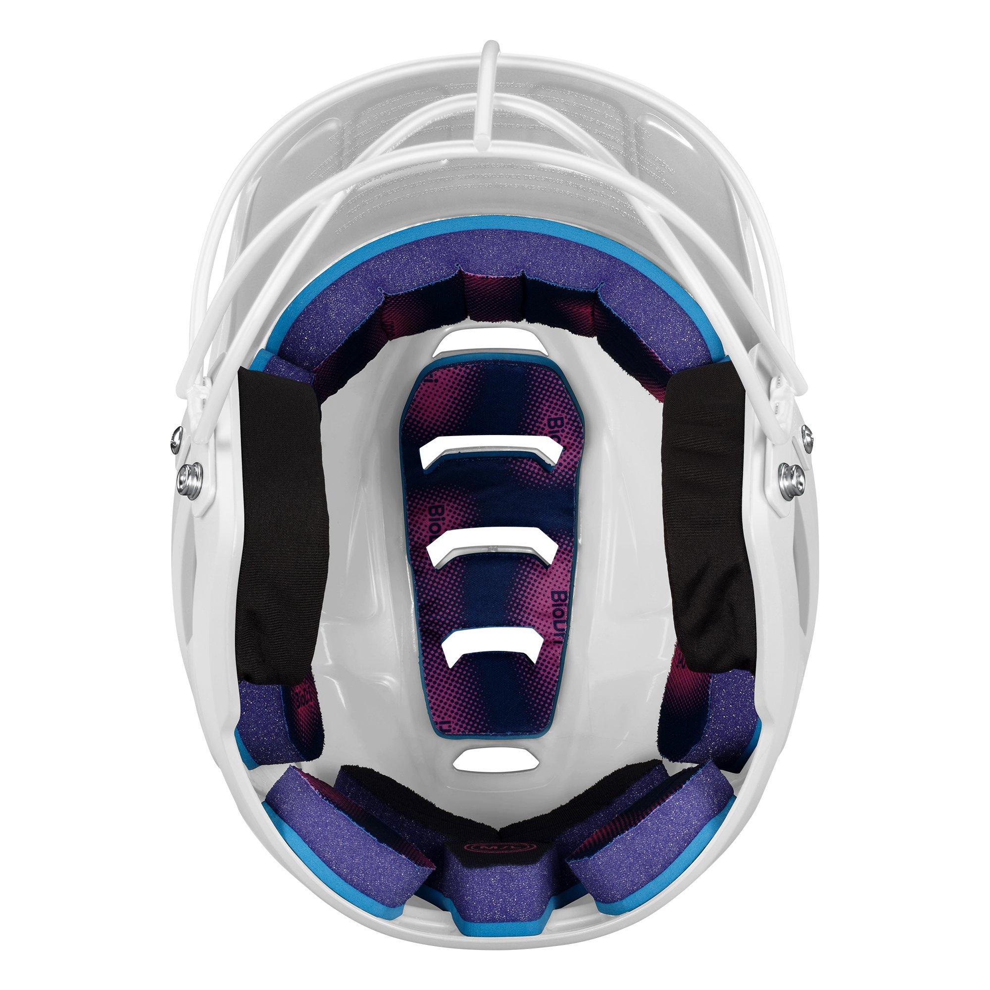 Easton Z50 Matte White Softball Batting Helmet w/ Mask