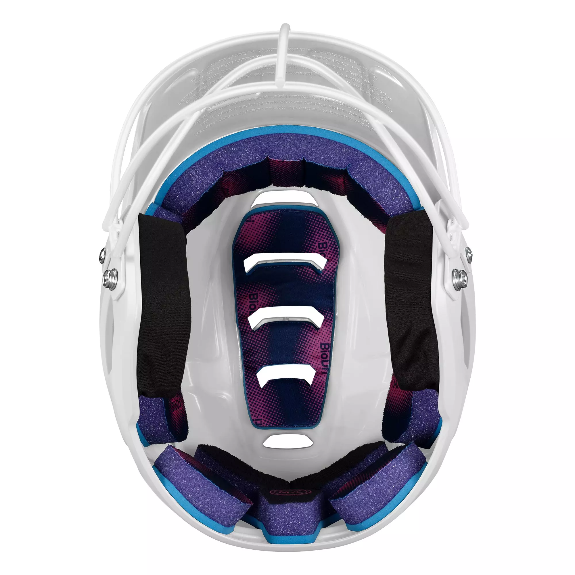 Easton Z50 Matte Softball Batting Helmet w/ Mask - White - WHITE