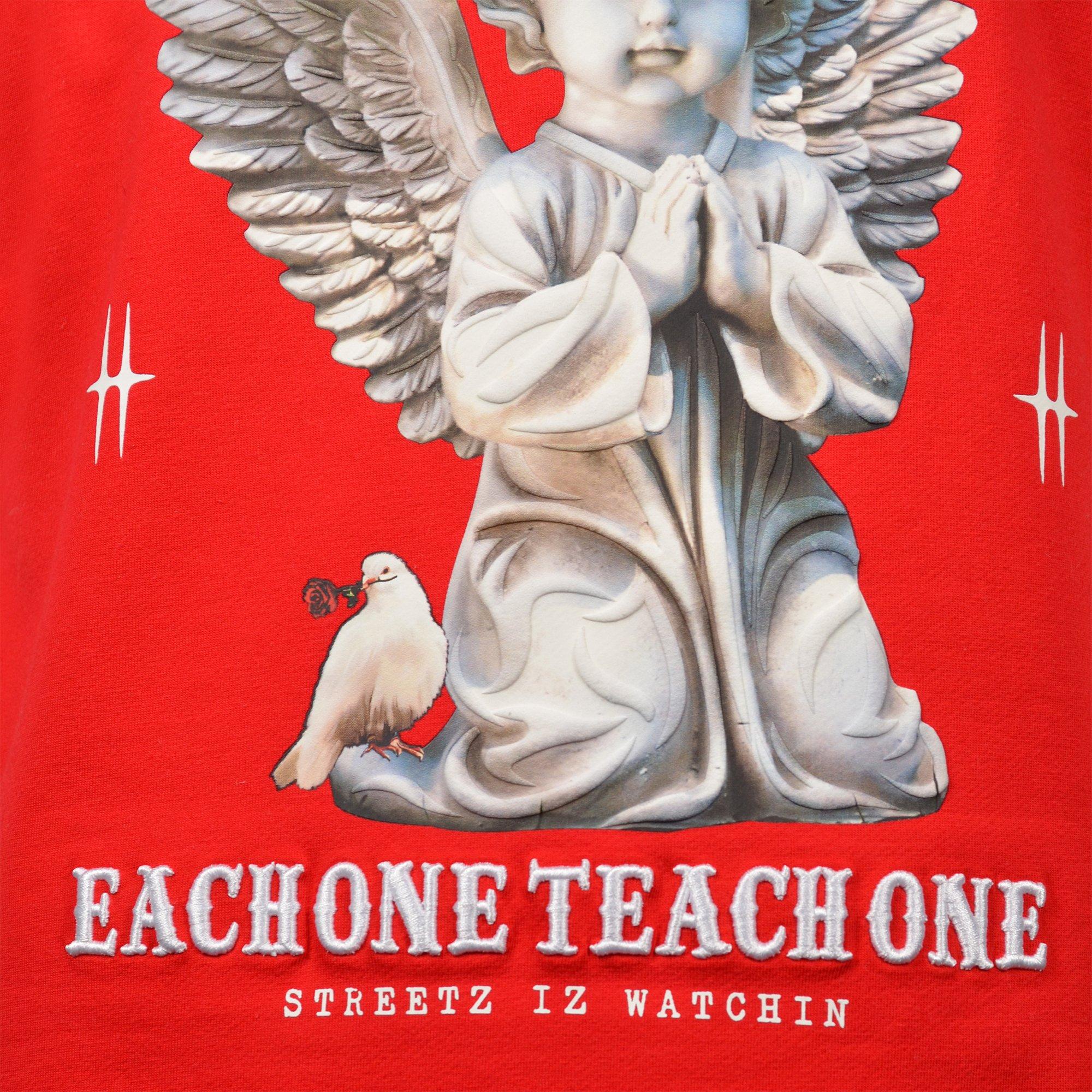 Streetz Iz Watchin Big Boys' Pray For My Bros Tee - Red - RED Thumbnail View 4