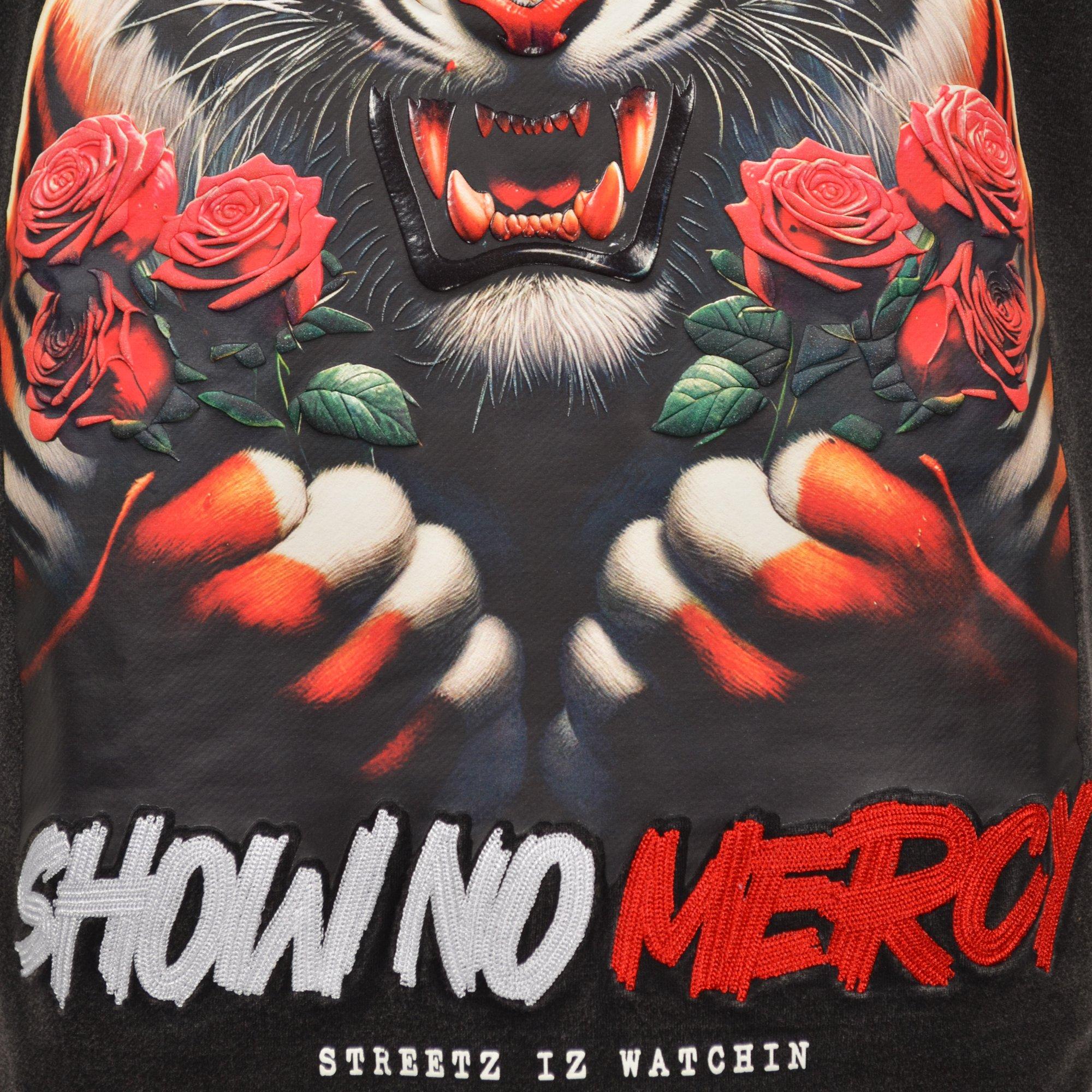 Streetz Iz Watchin Big Boys' Show No Mercy Tee - GREY Thumbnail View 4