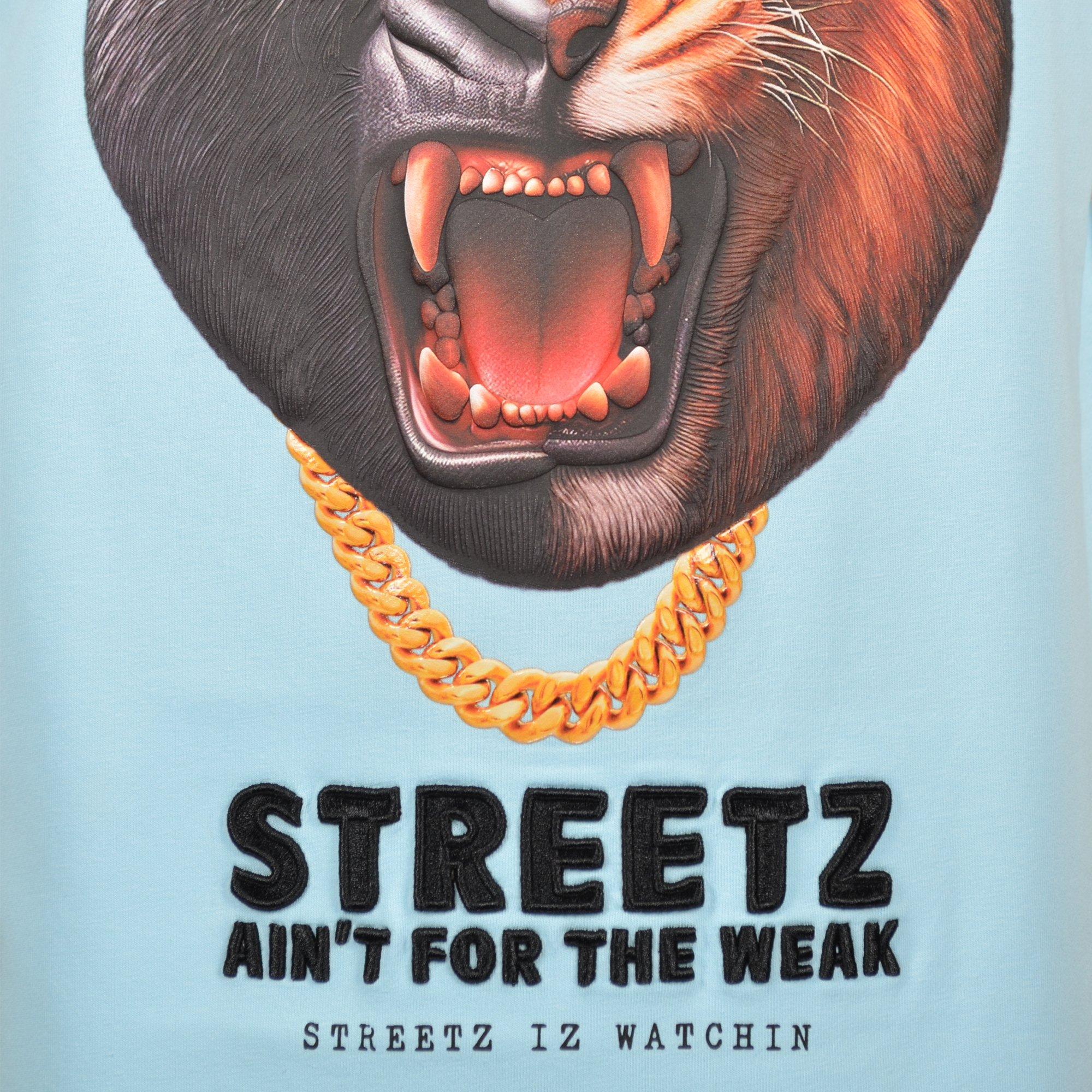 Streetz Iz Watchin Gorilla Lion Big Boys' Tee