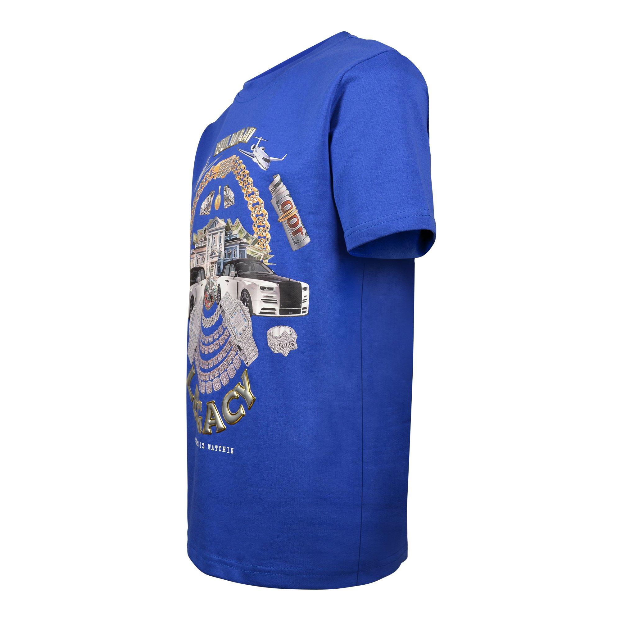 Streetz Iz Watchin Big Boys' Building My Legacy Tee - OLIVE Thumbnail View 3