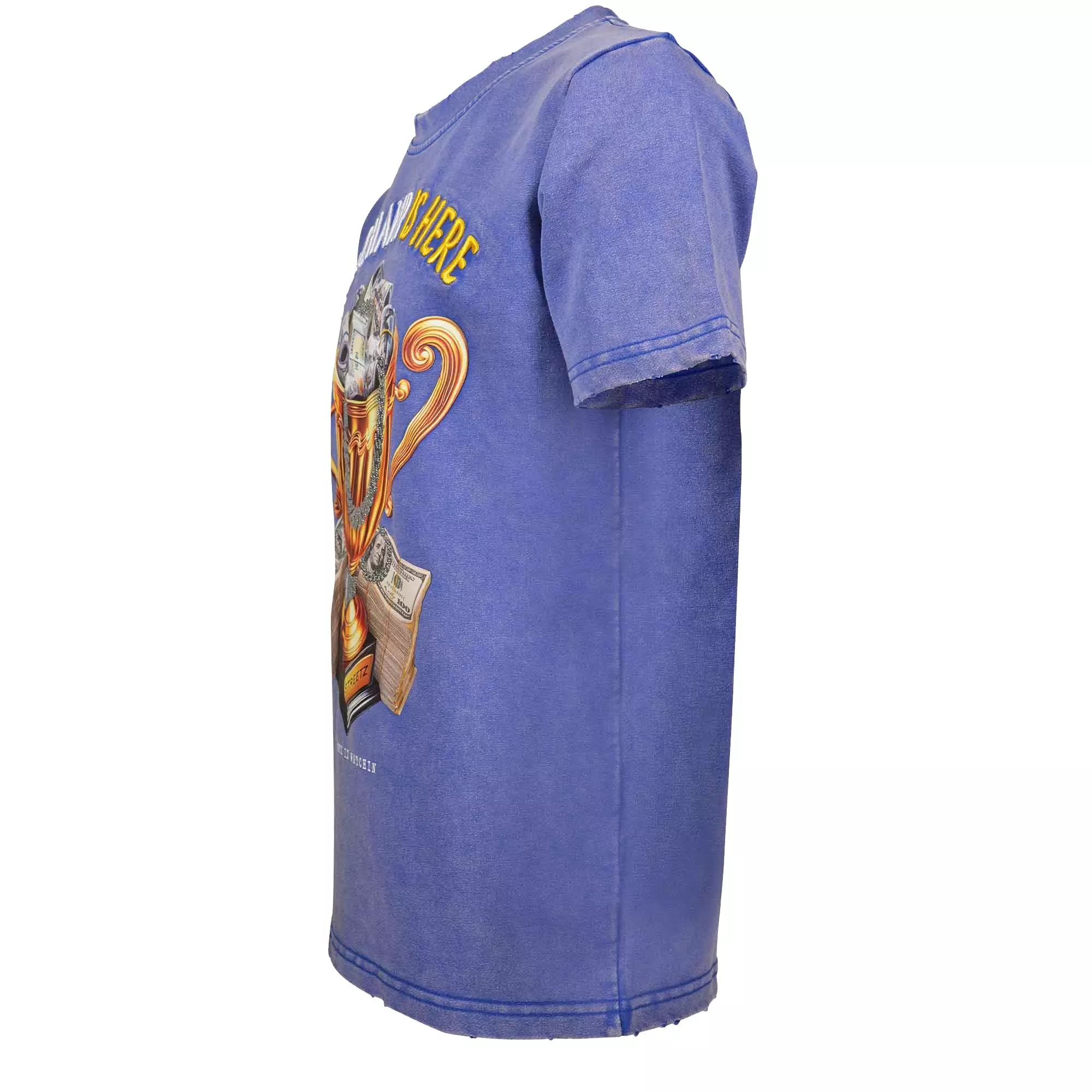 Streetz Iz Watchin Big Boys' Champ Is Here Tee - Blue - ROYAL