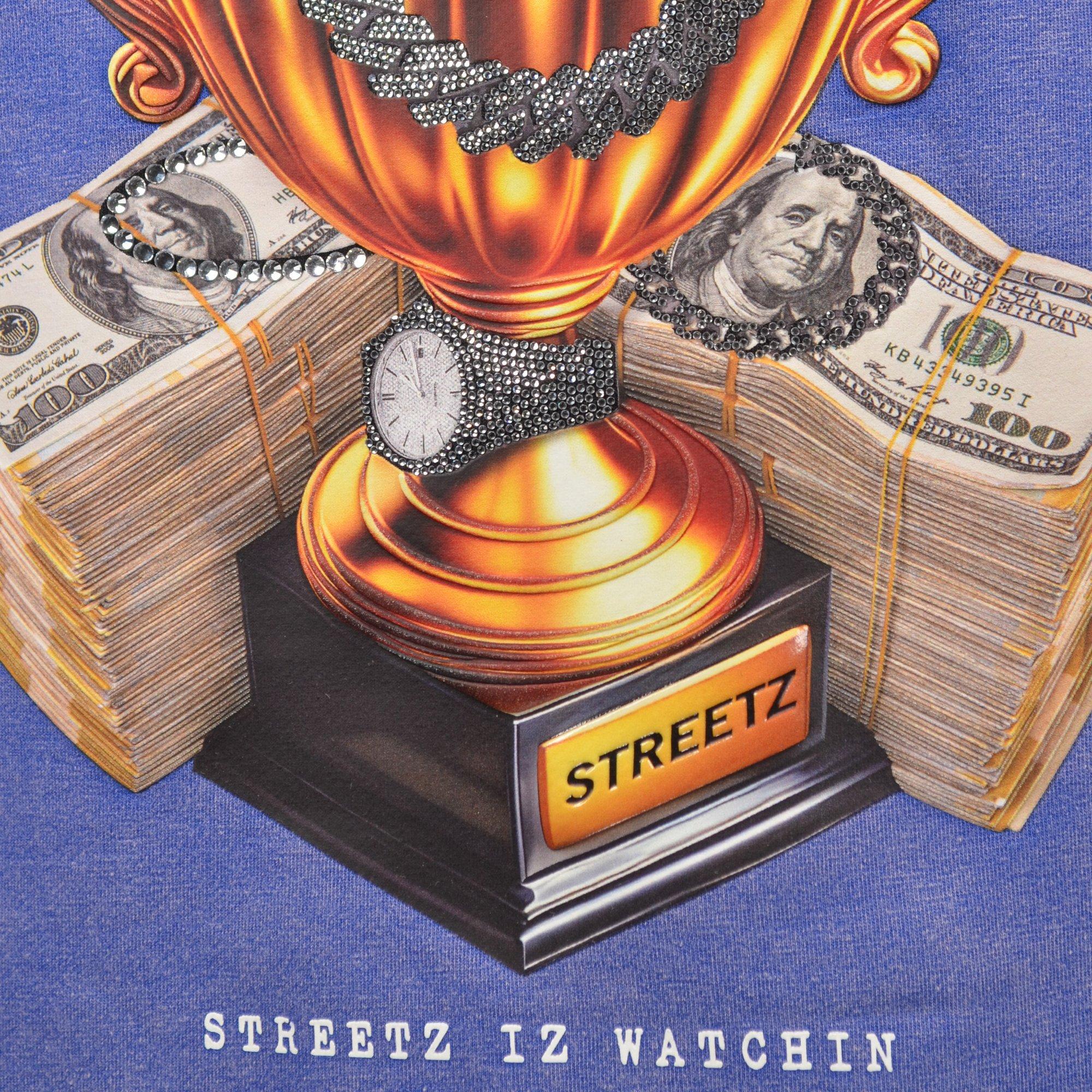 Streetz Iz Watchin Big Boys' Champ Is Here Tee - Blue - ROYAL Thumbnail View 4