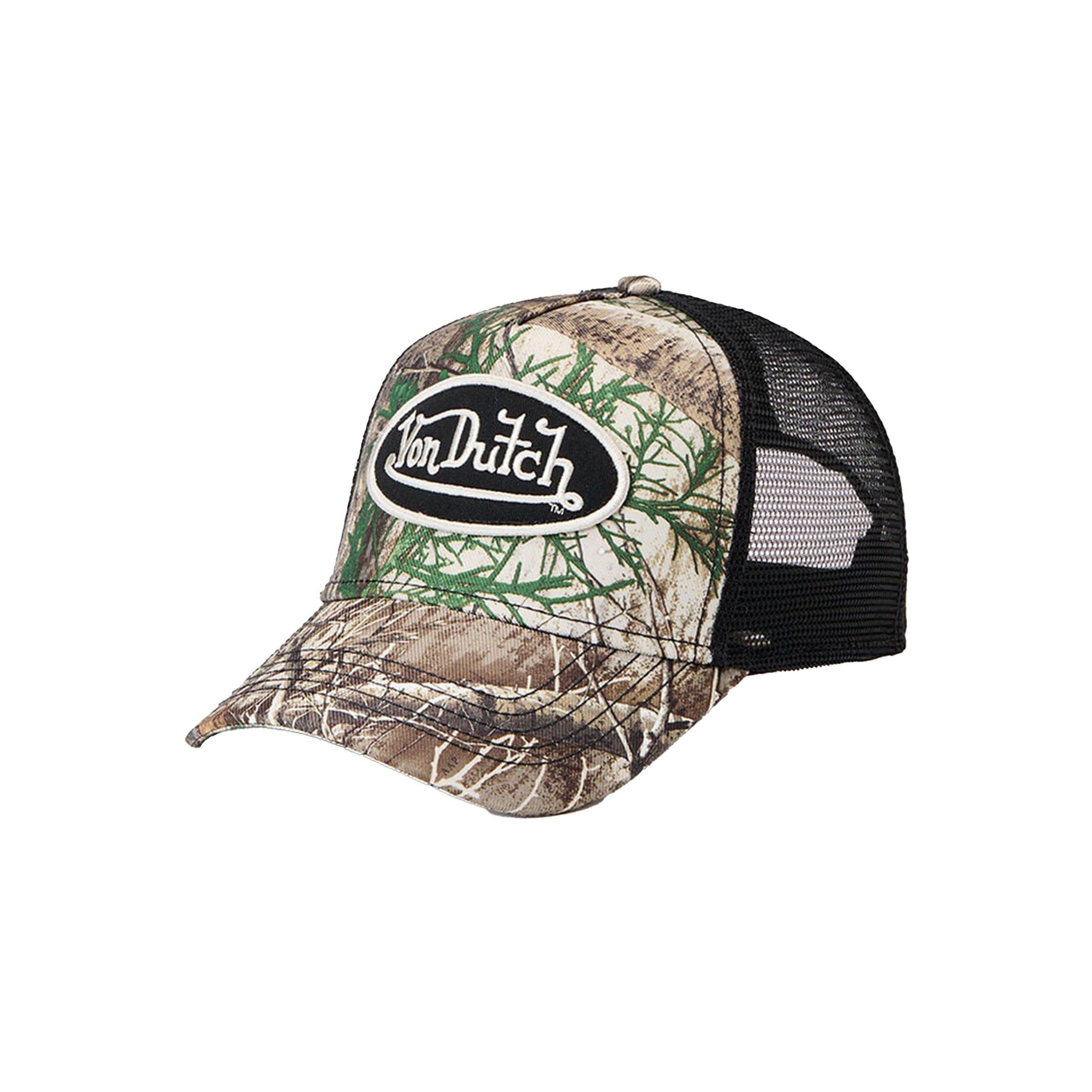 Von Dutch Realtree Edge Trucker Snapback Hat-Brown - BROWN Thumbnail View 1