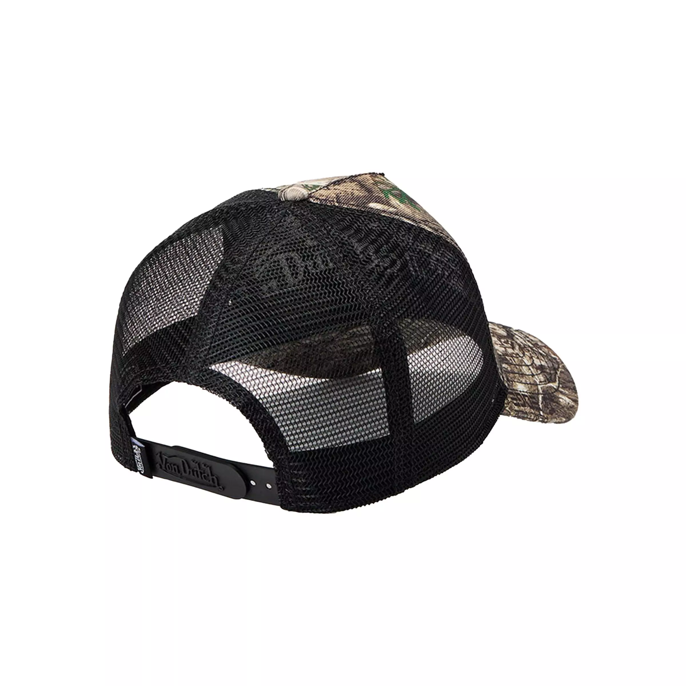 Von Dutch Realtree Edge Trucker Snapback Hat-Brown - BROWN