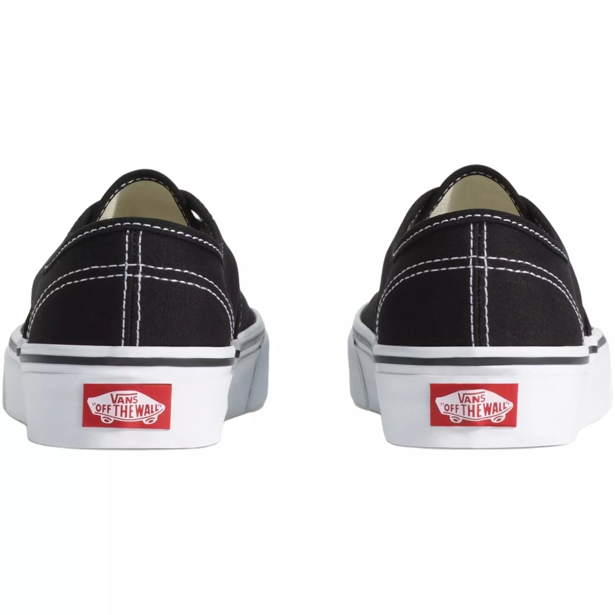 Vans Authentic "Black/White" Grade School Boys' Shoe - BLACK/WHITE