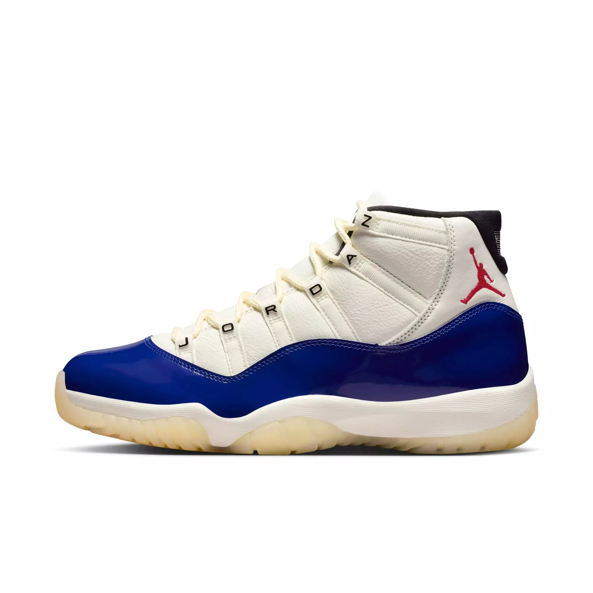 Jordan 11 Retro "Rare Air" Men's Shoe - DEEP ROYAL BLUE/FIRE RED/SAIL