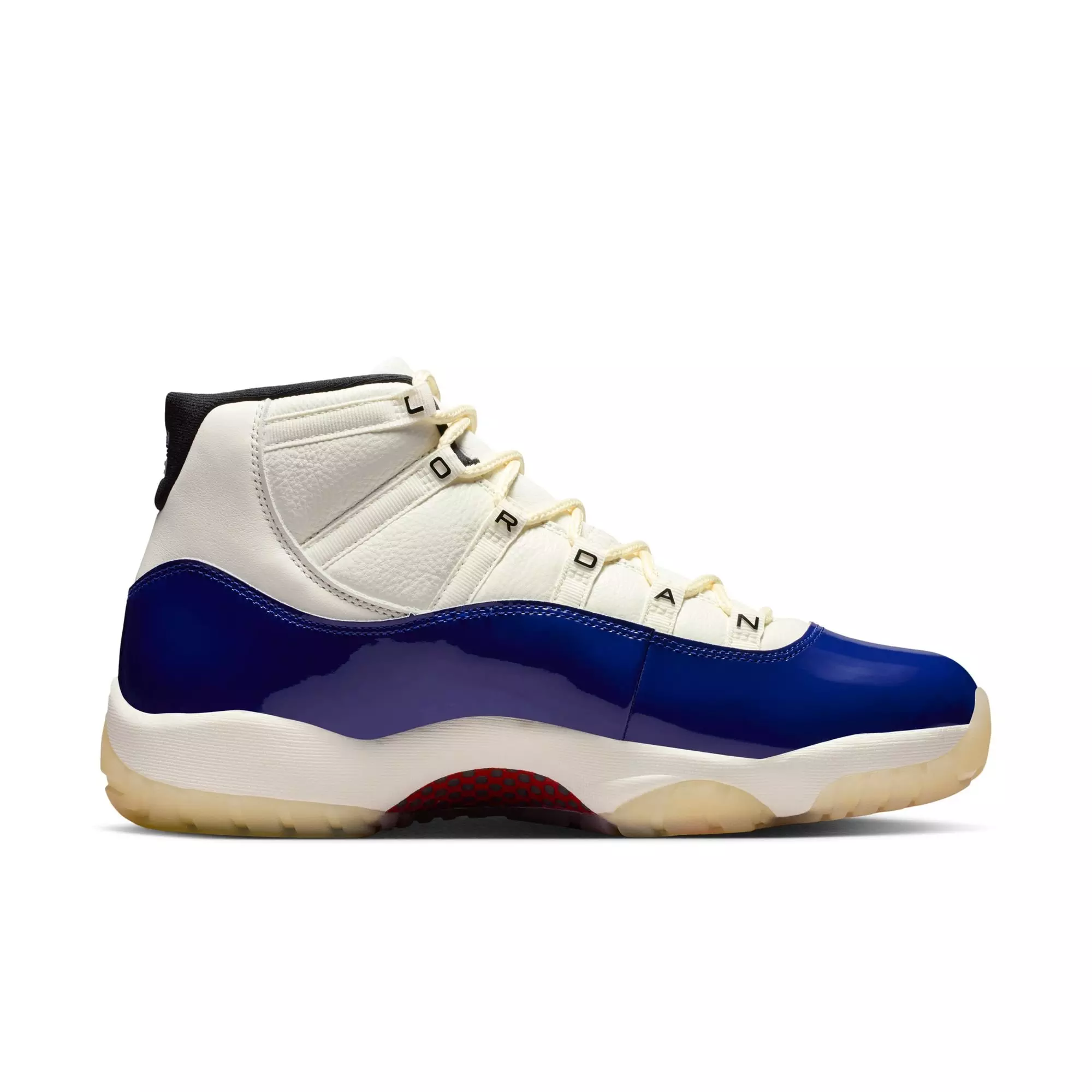 Jordan 11 Retro "Rare Air" Men's Shoe - DEEP ROYAL BLUE/FIRE RED/SAIL