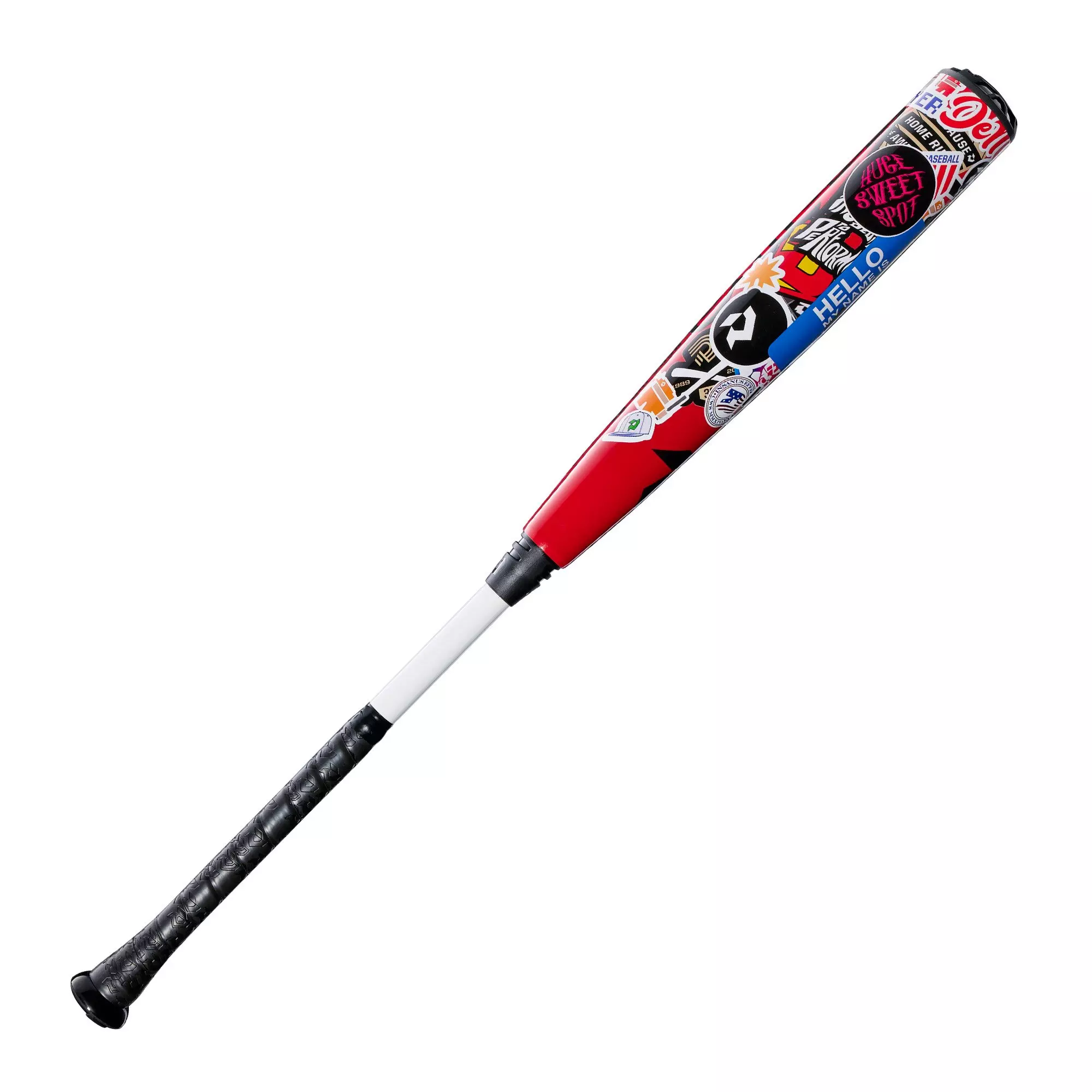 DeMarini Sticker Bomb The Goods BBCOR Baseball Bat (-3) 2026 - RED/WHITE